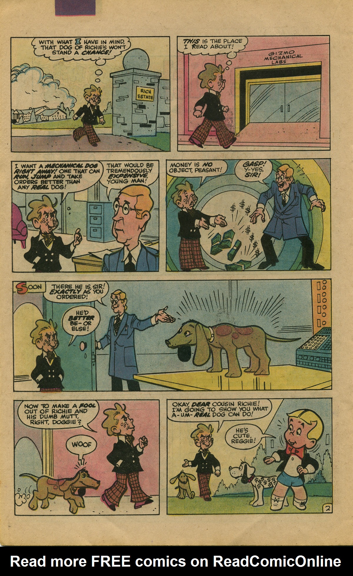 Read online Richie Rich & Dollar the Dog comic -  Issue #19 - 22
