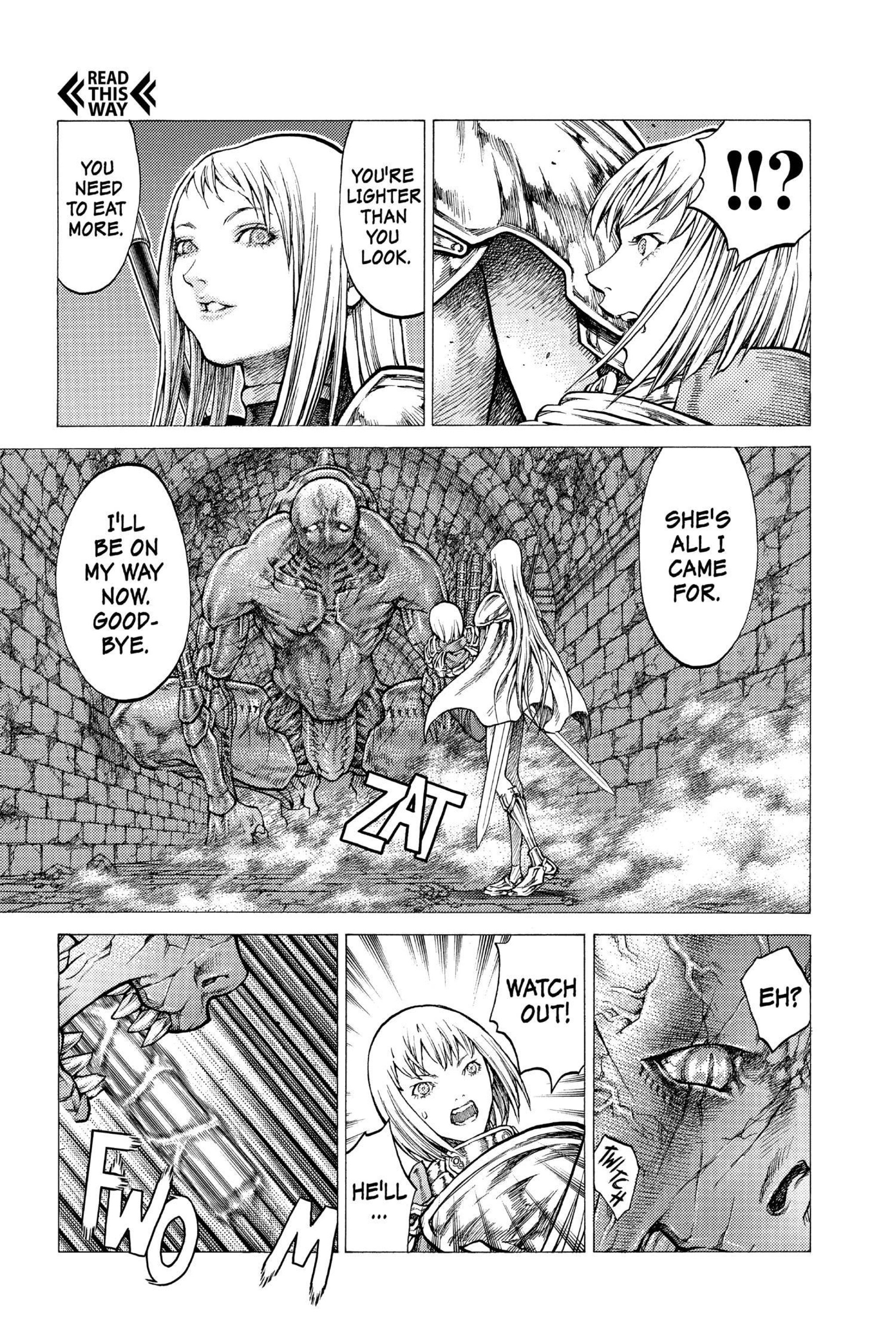 Read online Claymore comic -  Issue #8 - 128