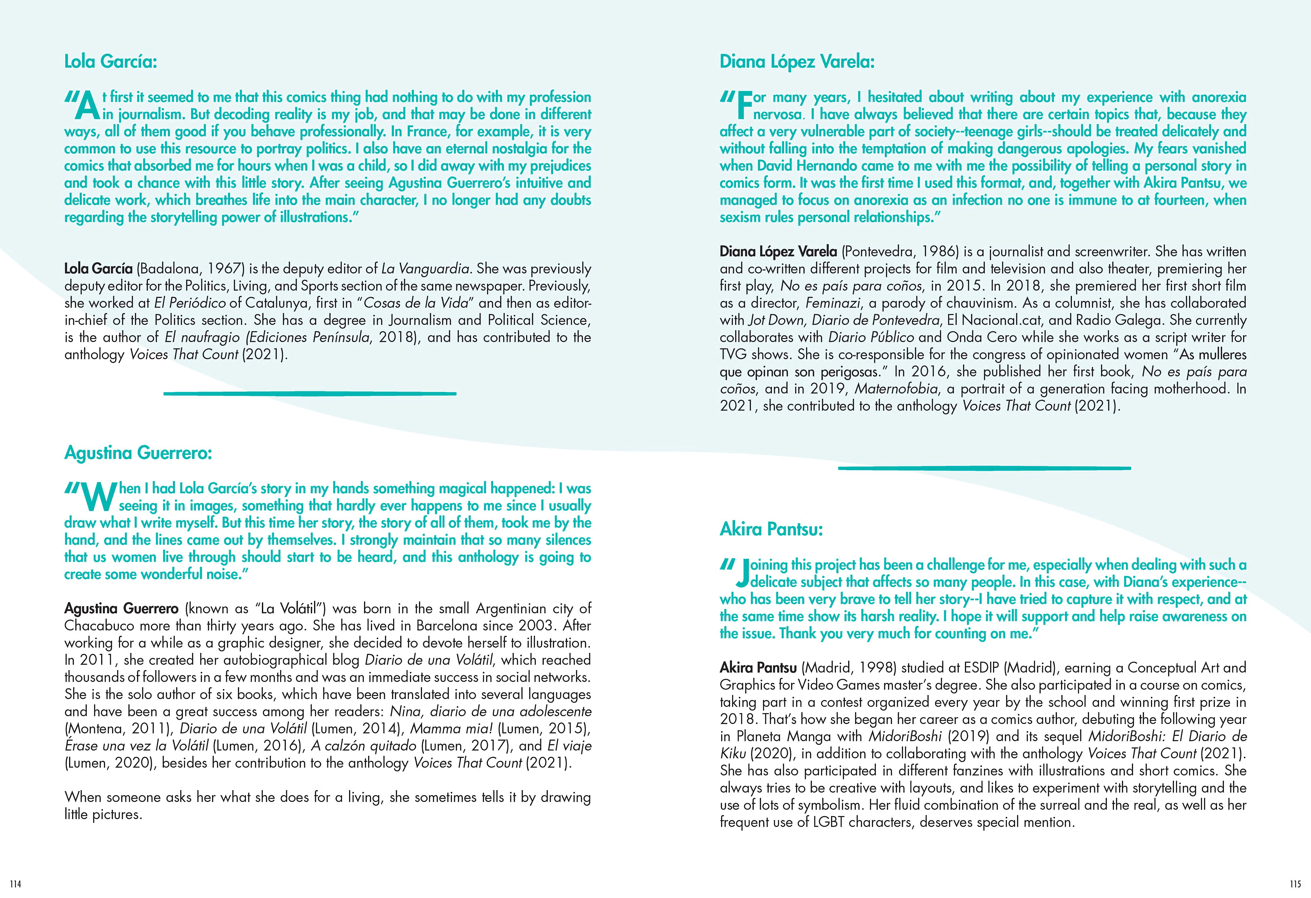 Read online Voices That Count: A Comics Anthology by Women comic -  Issue # TPB - 104