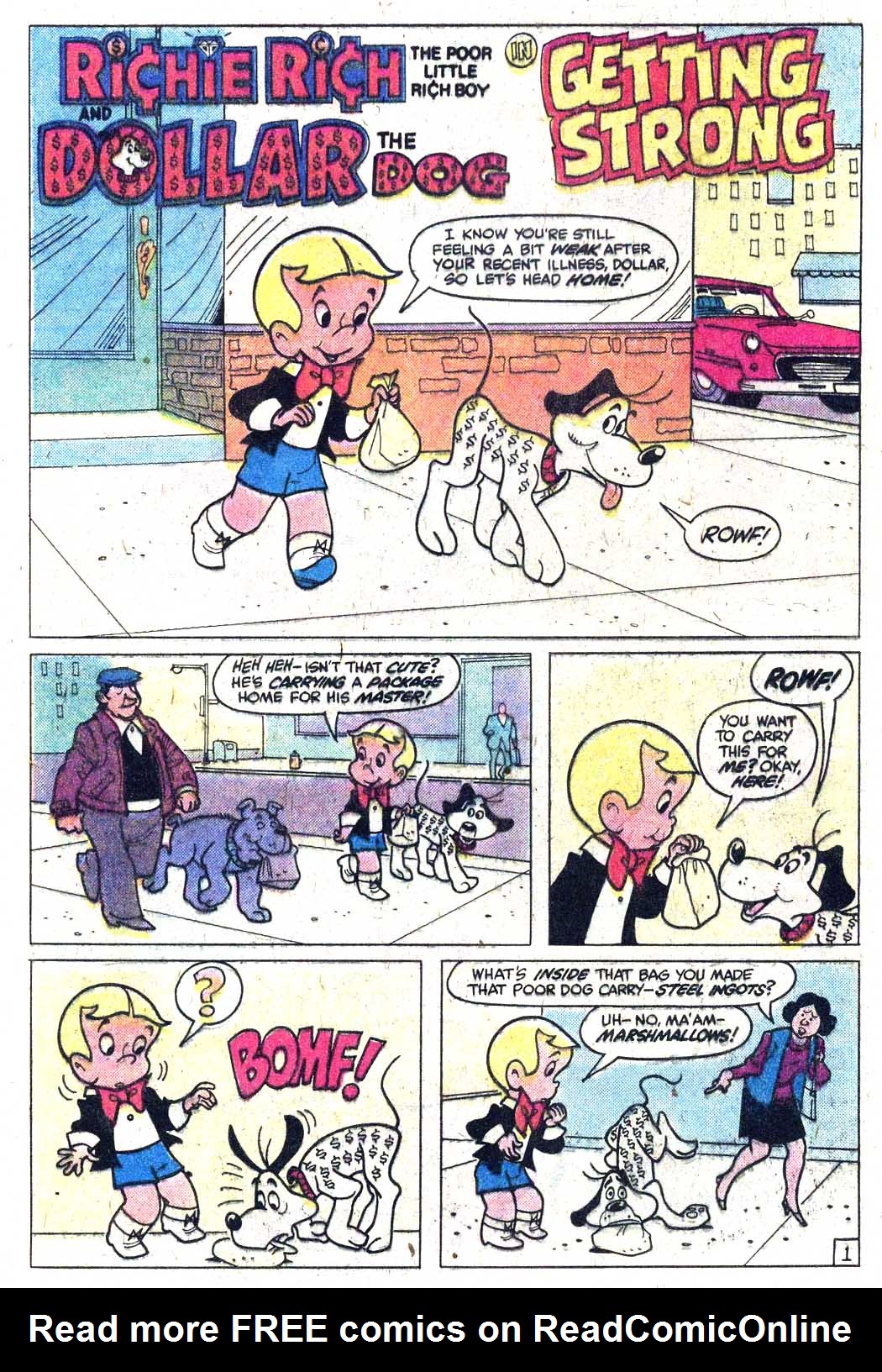 Read online Richie Rich & Dollar the Dog comic -  Issue #13 - 12