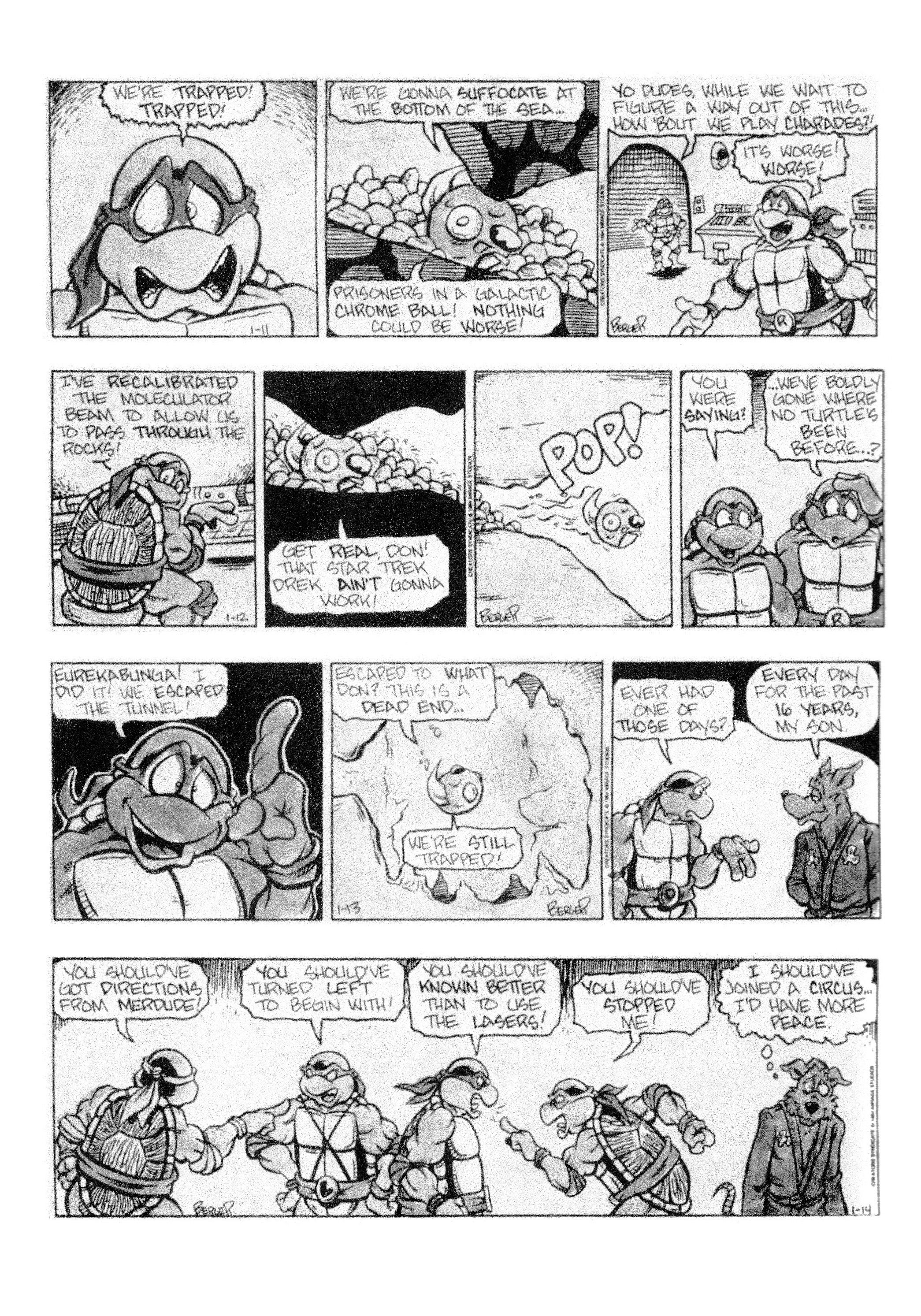 Read online Teenage Mutant Ninja Turtles: Complete Newspaper Daily Comic Strip Collection comic -  Issue # TPB 2 (Part 2) - 119