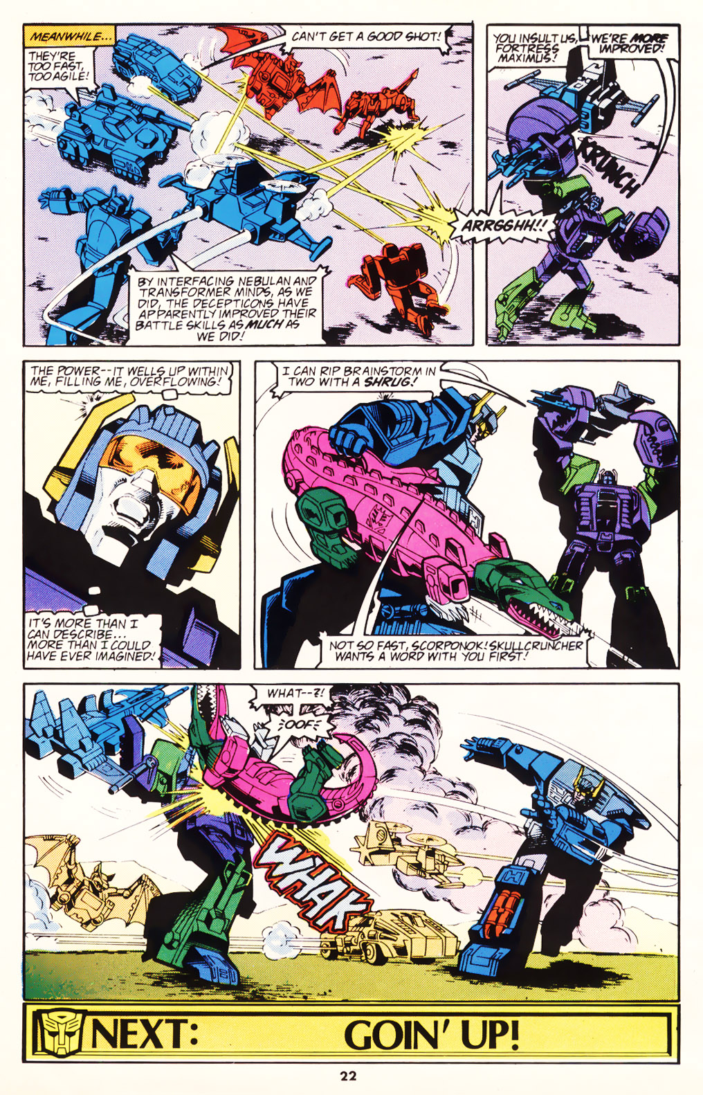 Read online The Transformers (UK) comic -  Issue #140 - 20