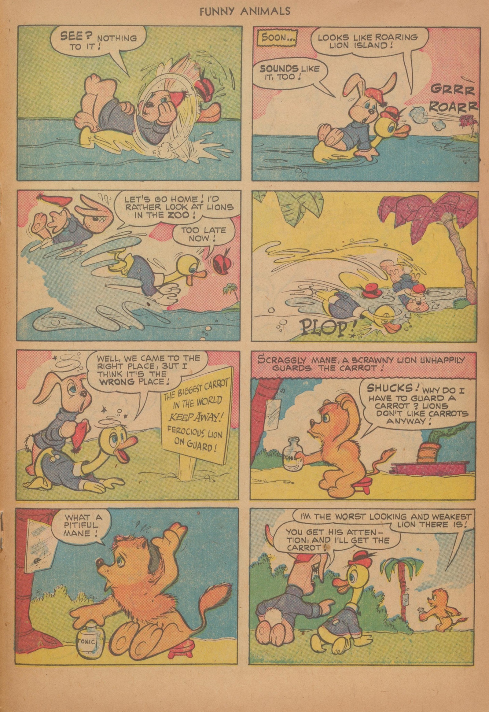 Read online Fawcett's Funny Animals comic -  Issue #74 - 29