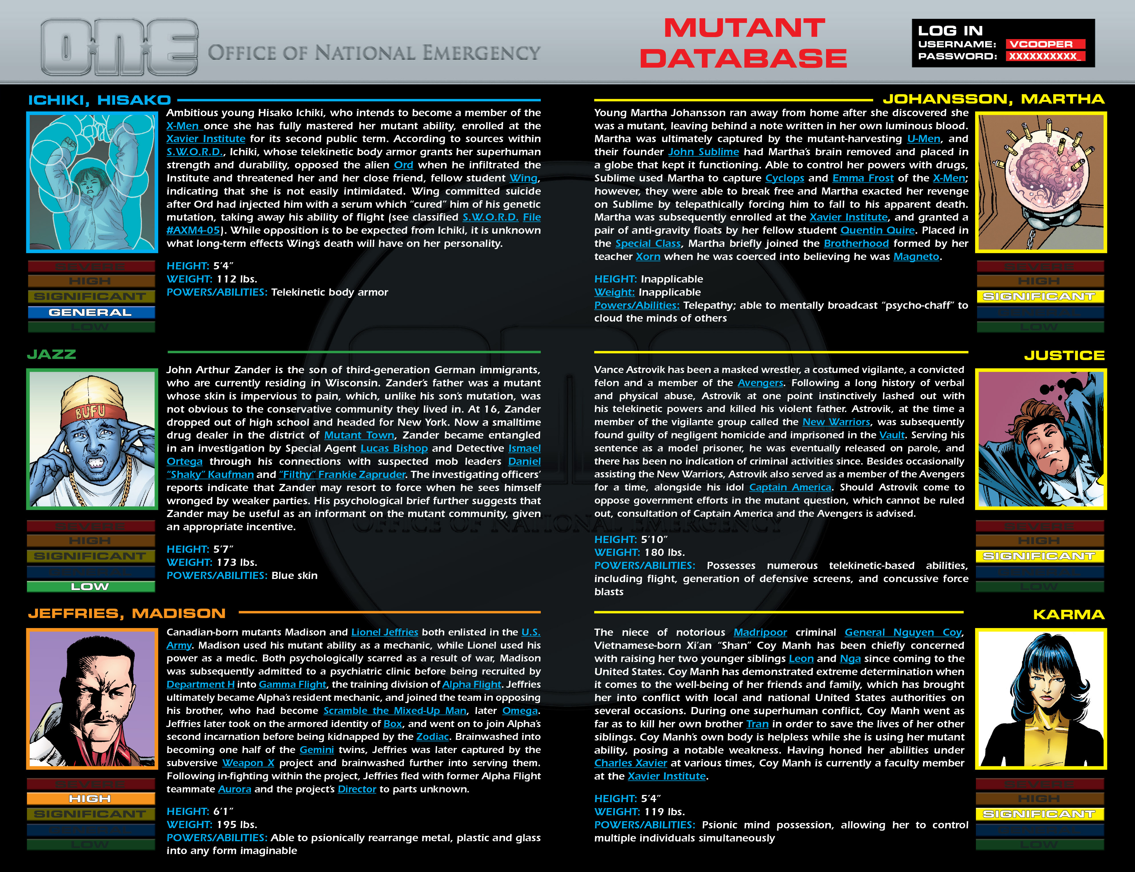 Read online X-Men: The 198 Files comic -  Issue # Full - 12