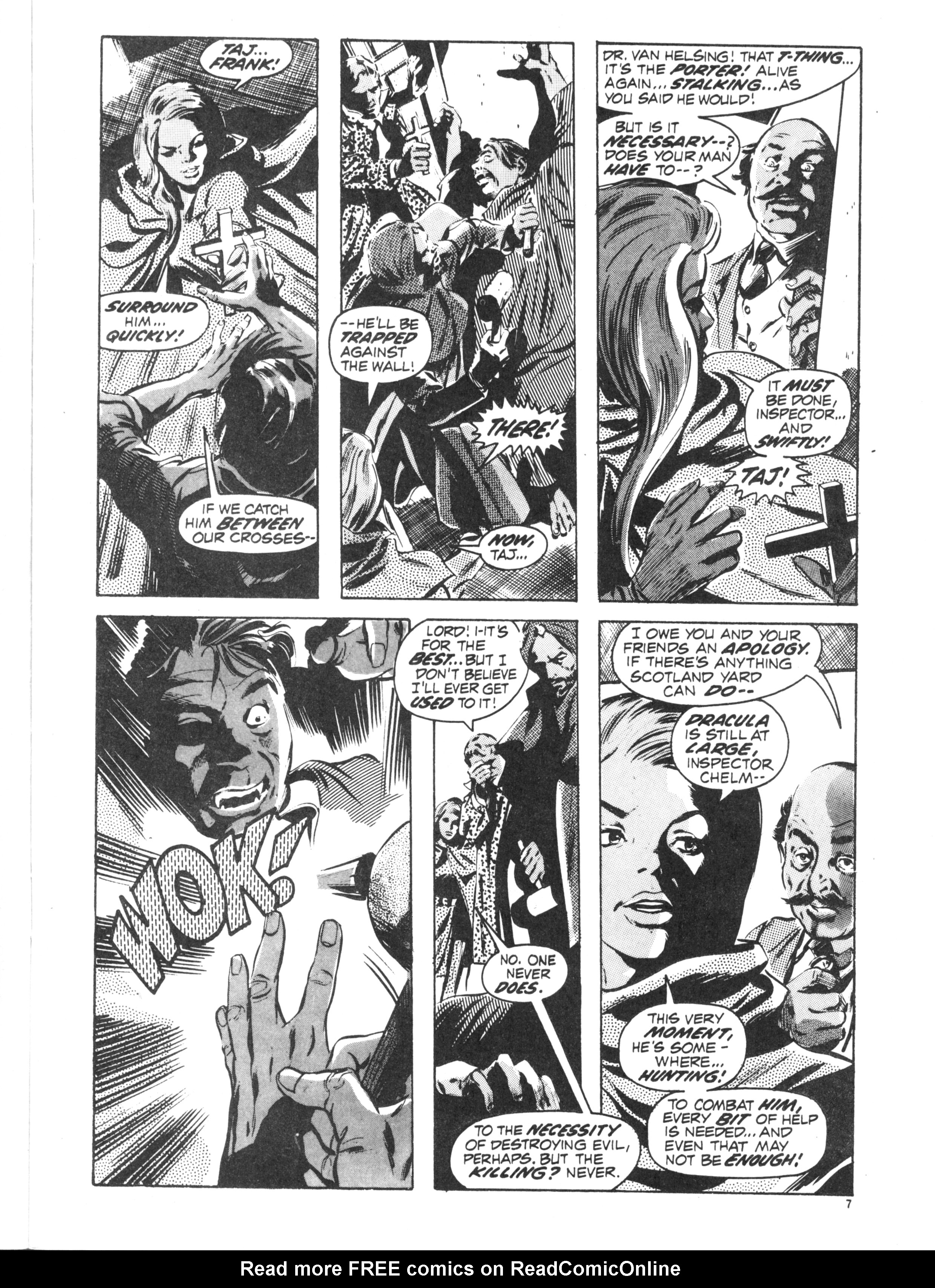 Read online Dracula Lives (1974) comic -  Issue #6 - 7