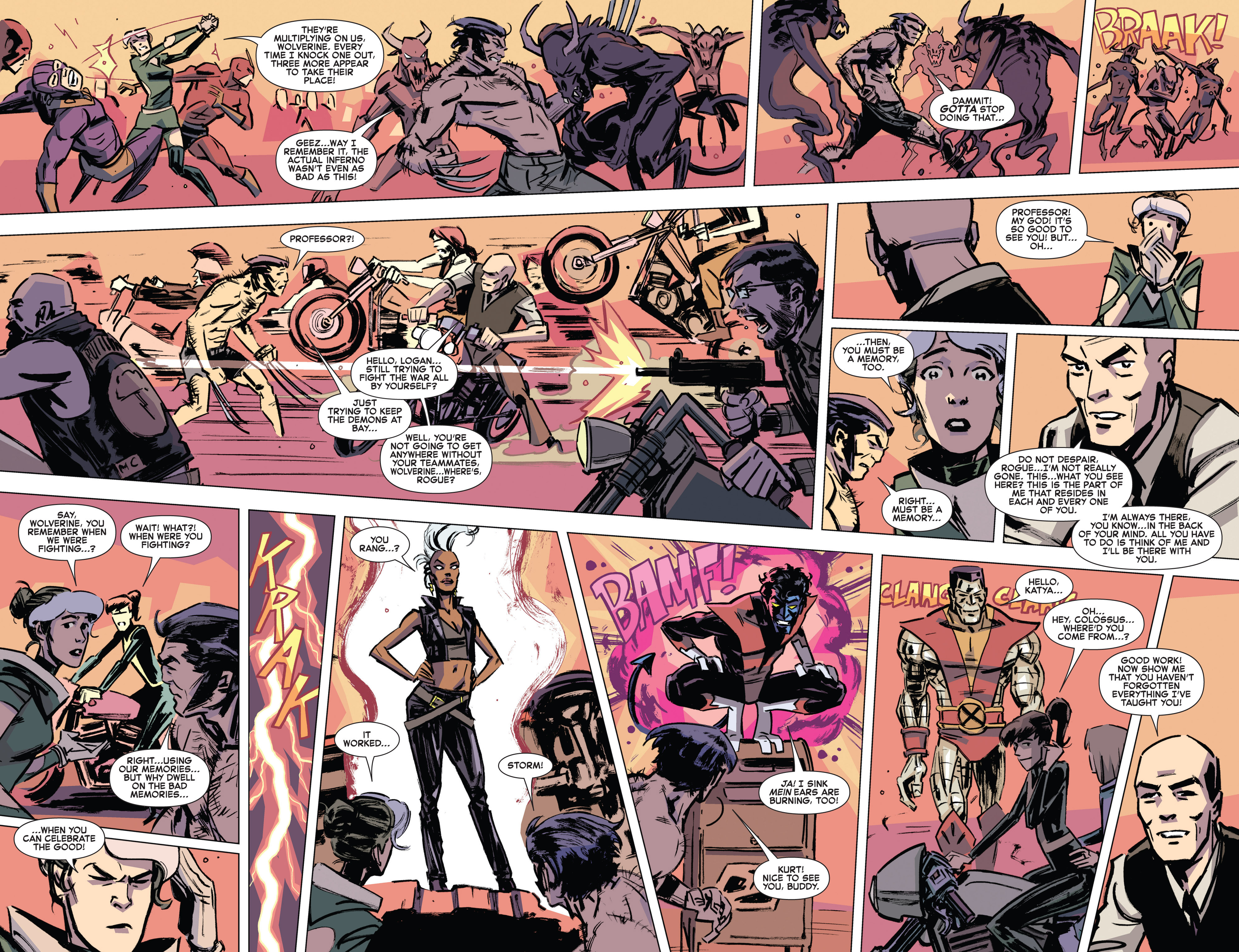 Read online Marvel Knights: X-Men comic -  Issue #5 - 8