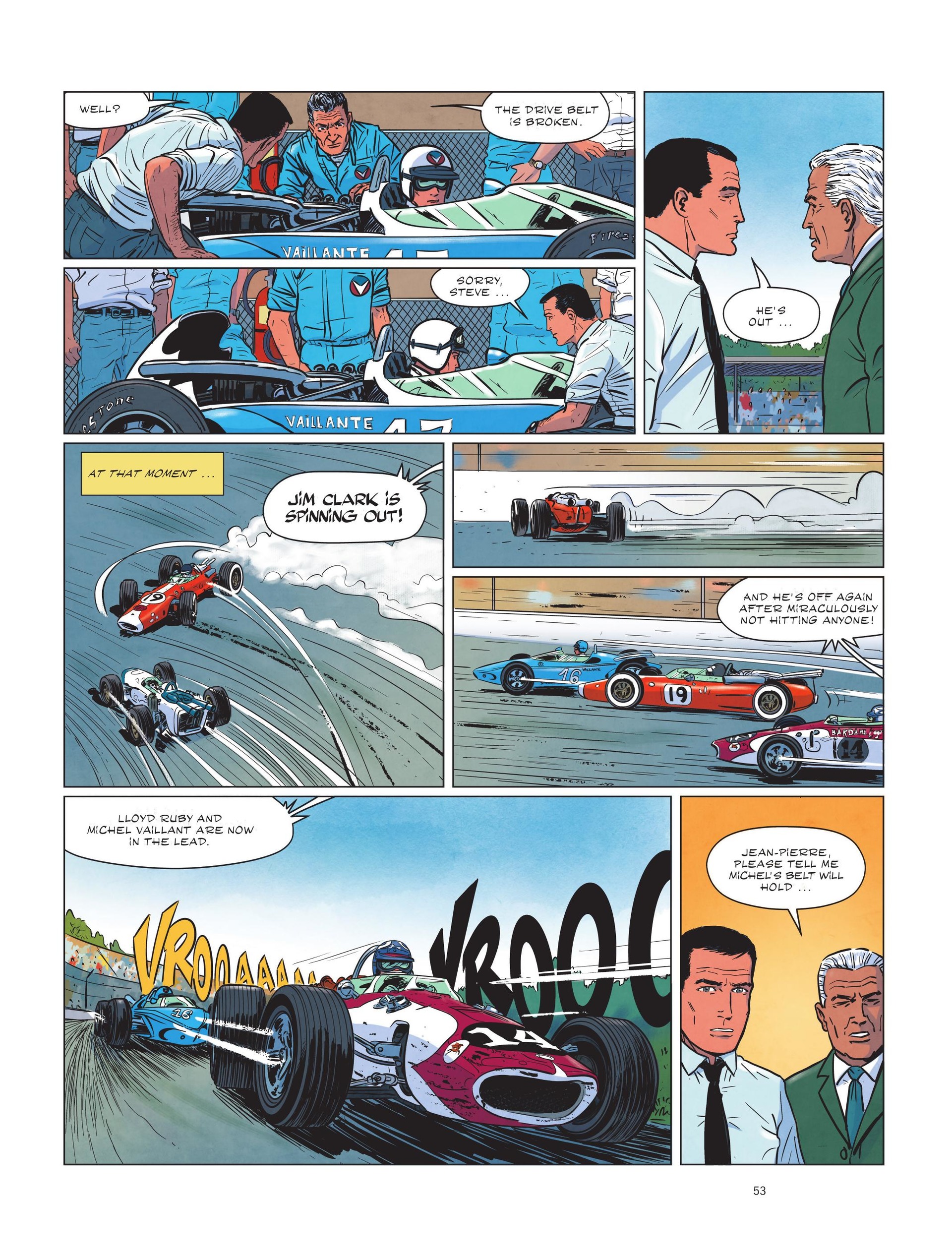 Read online Michel Vaillant: Legendary Races: In the Hell of Indianapolis comic -  Issue # Full - 54