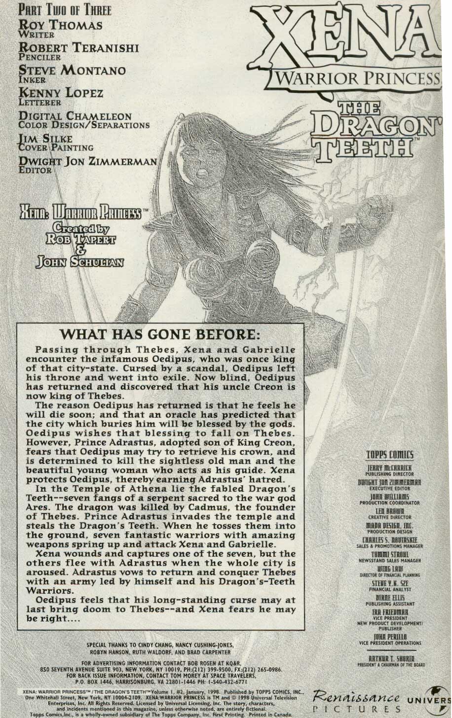 Read online Xena: Warrior Princess - The Dragon's Teeth comic -  Issue #2 - 2