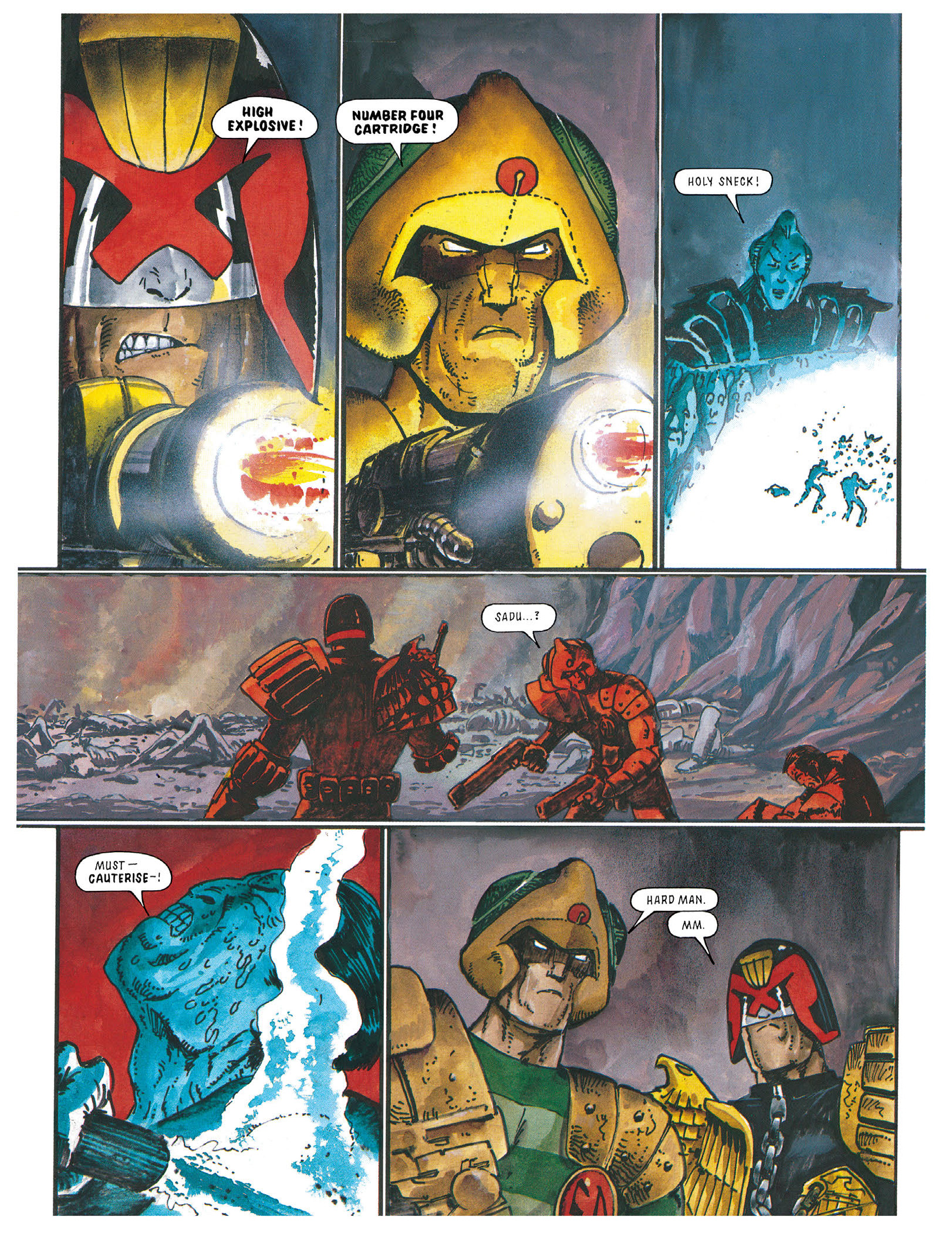 Read online Essential Judge Dredd: Judgement Day comic -  Issue # TPB - 124
