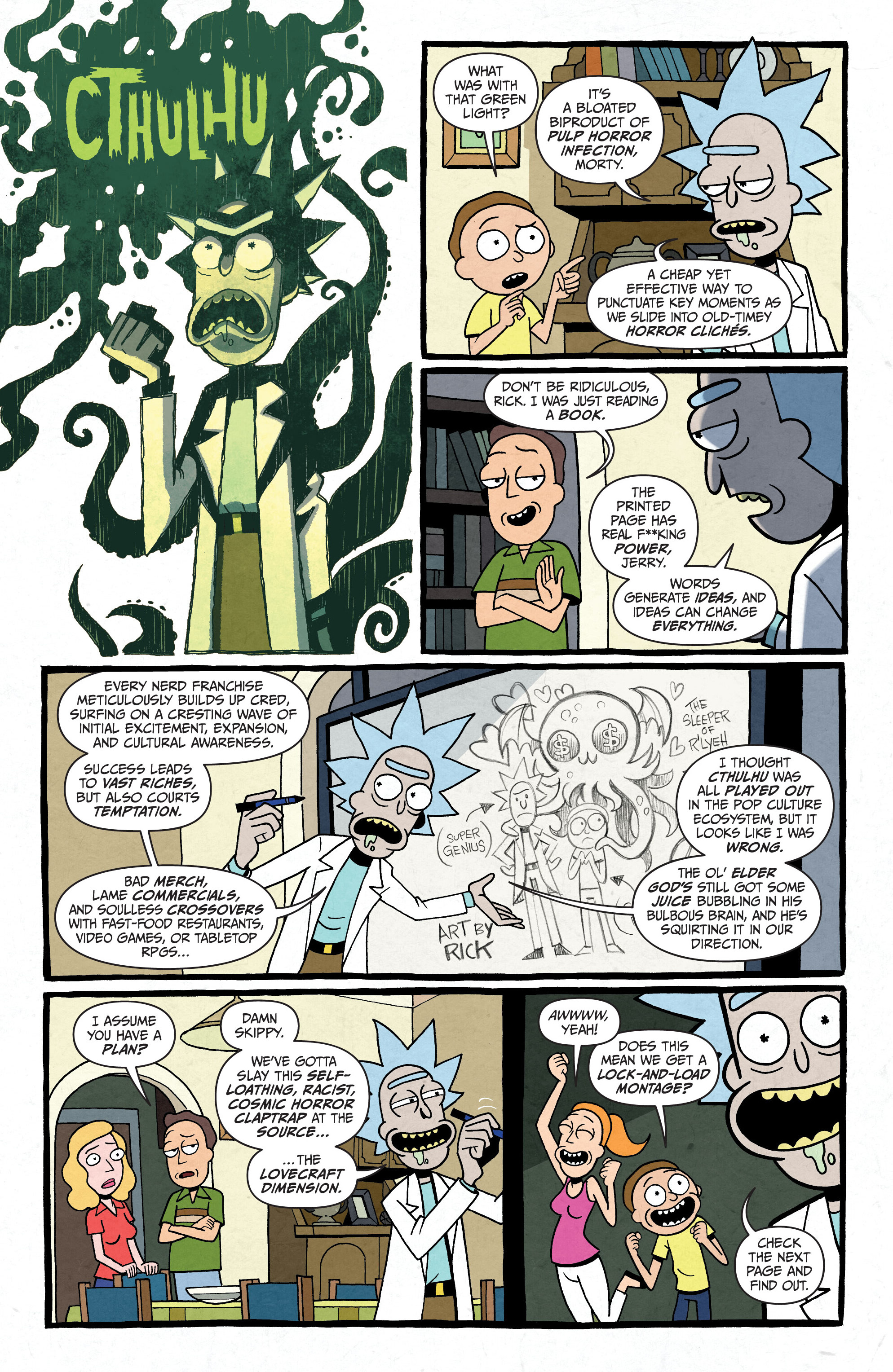 Read online Rick and Morty: vs. Cthulhu comic -  Issue # TPB - 12