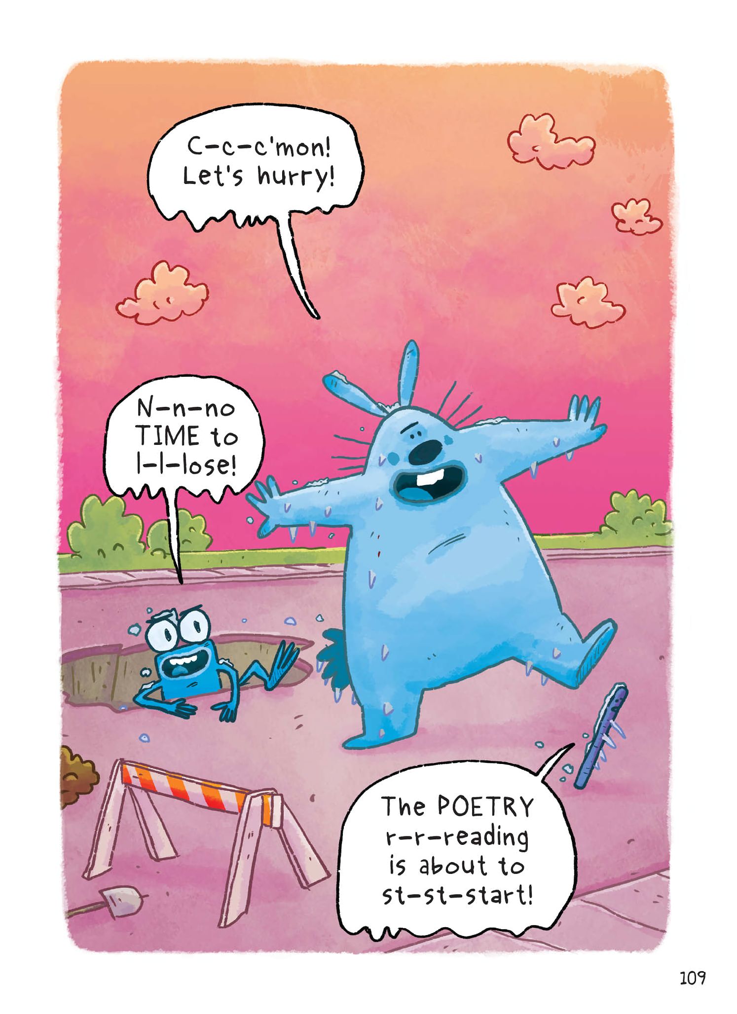 Read online Blue, Barry & Pancakes comic -  Issue # TPB 5 - 109