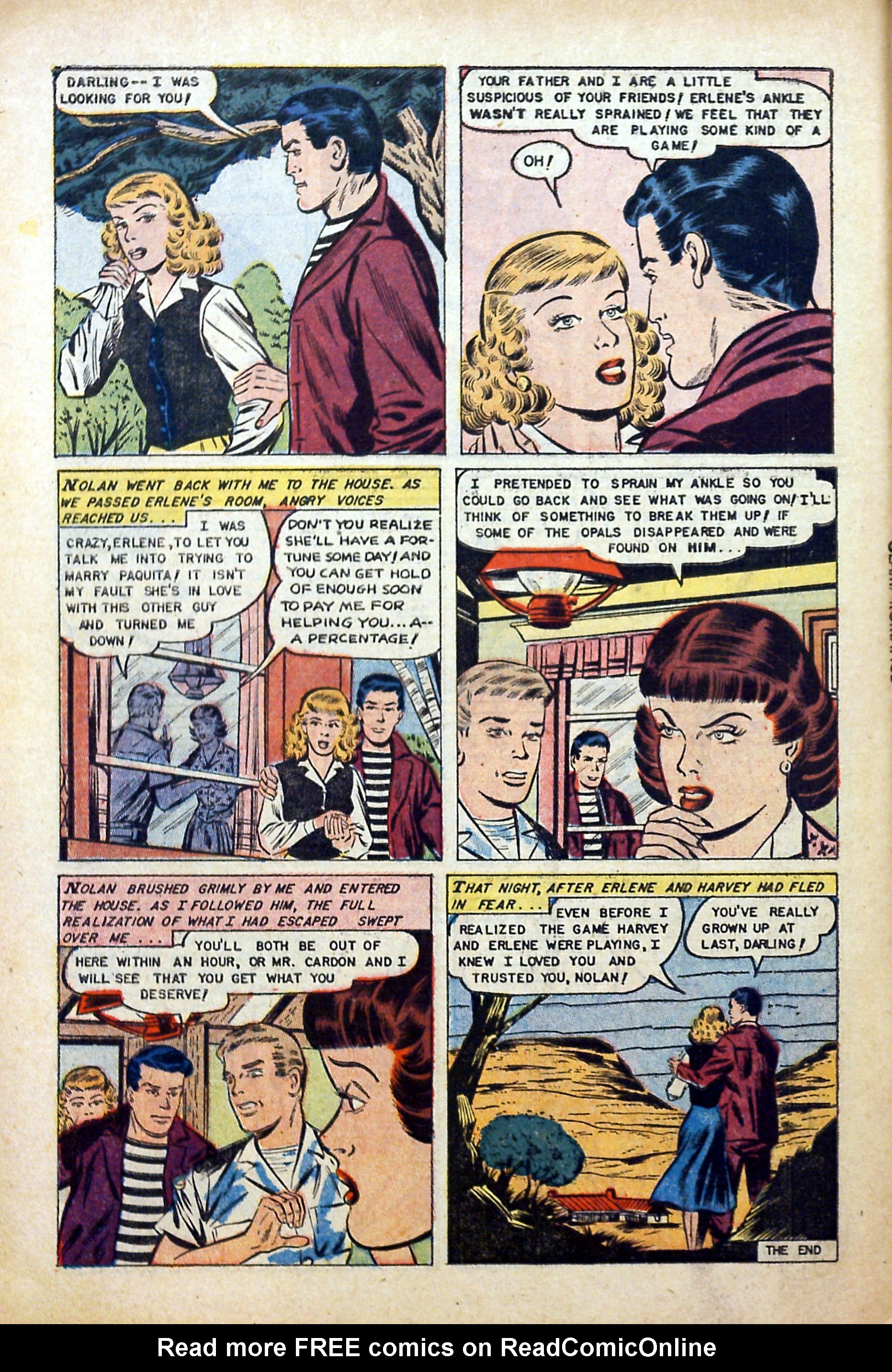 Read online Glamorous Romances comic -  Issue #90 - 34