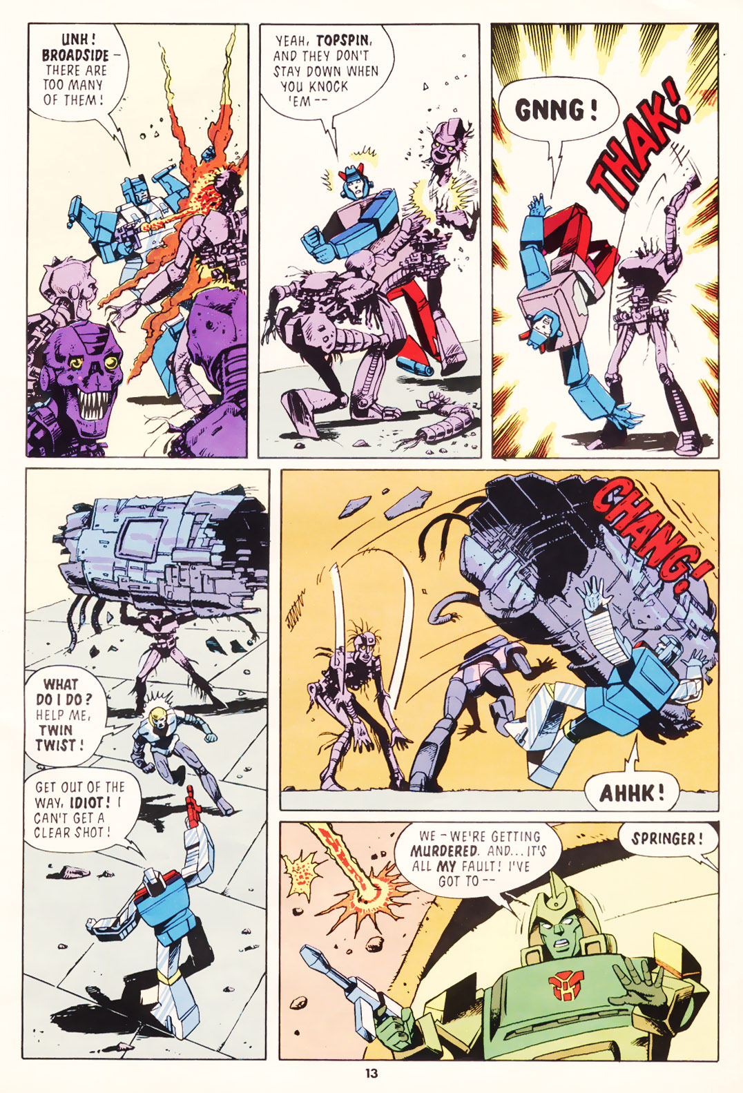 Read online The Transformers (UK) comic -  Issue #166 - 12