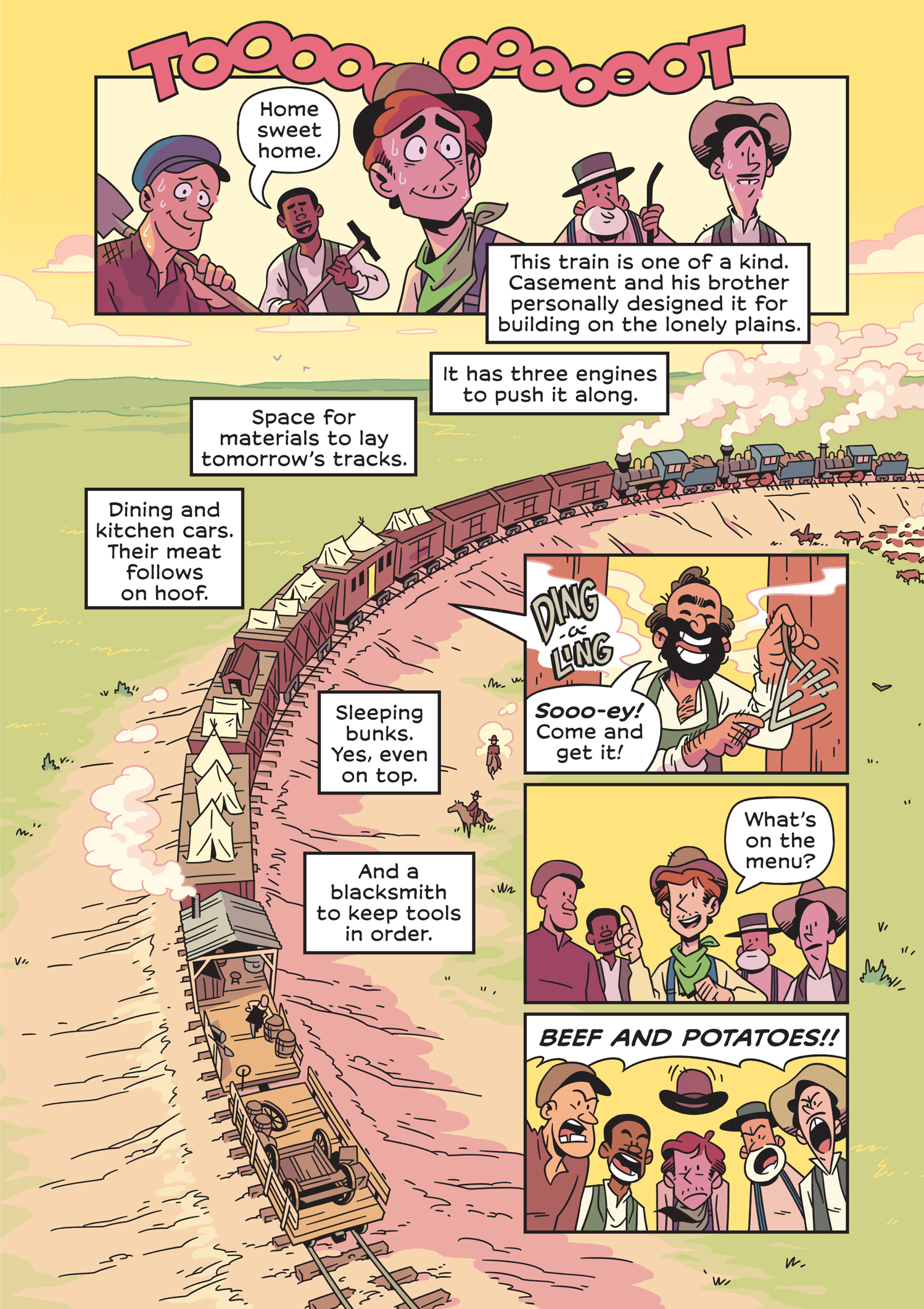 Read online History Comics comic -  Issue # The Transcontinental Railroad - 56