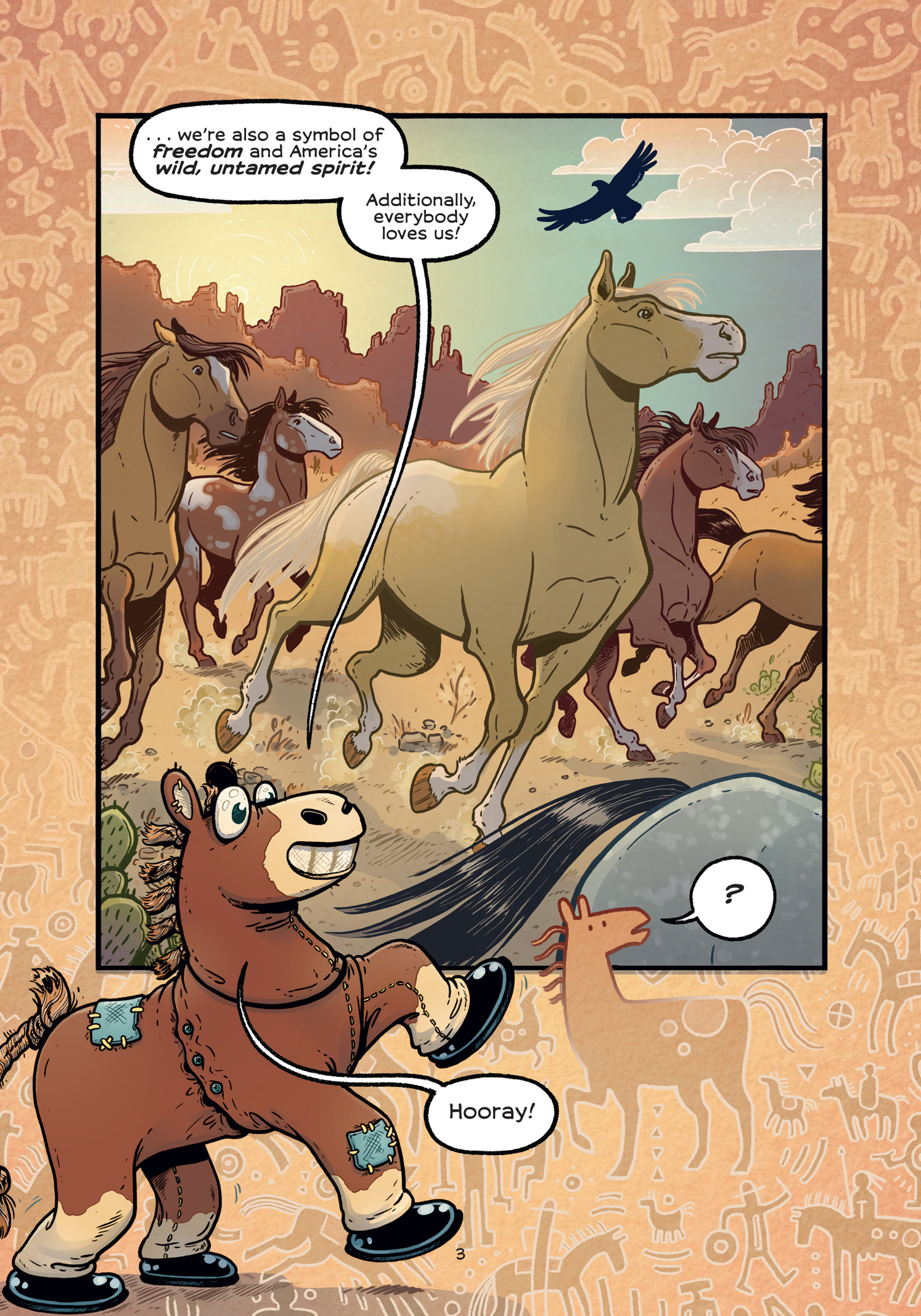 Read online History Comics comic -  Issue # The Wild Mustang - Horses of the American West - 11