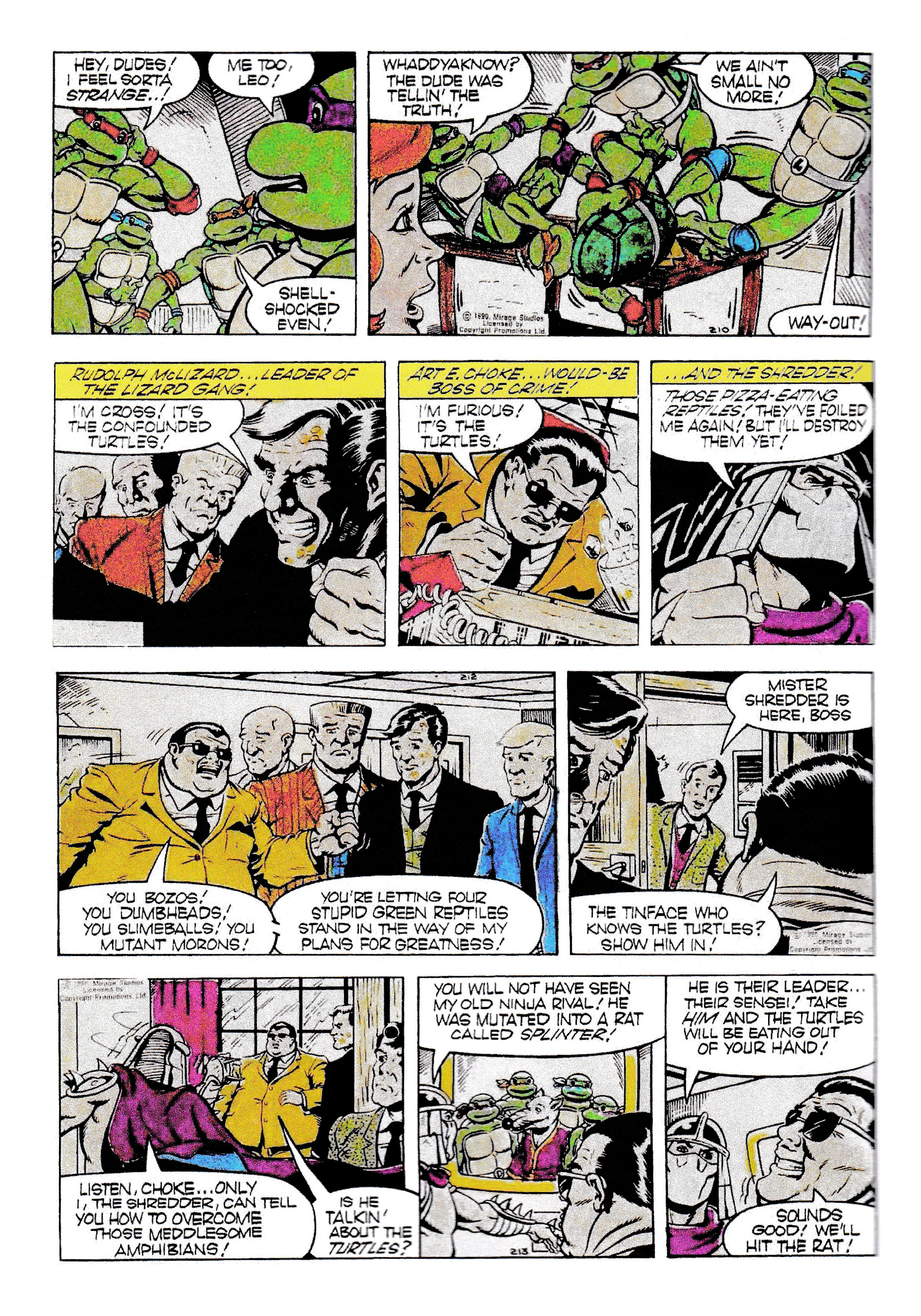 Read online Teenage Mutant Ninja Turtles: Complete Newspaper Daily Comic Strip Collection comic -  Issue # TPB 1 - 61