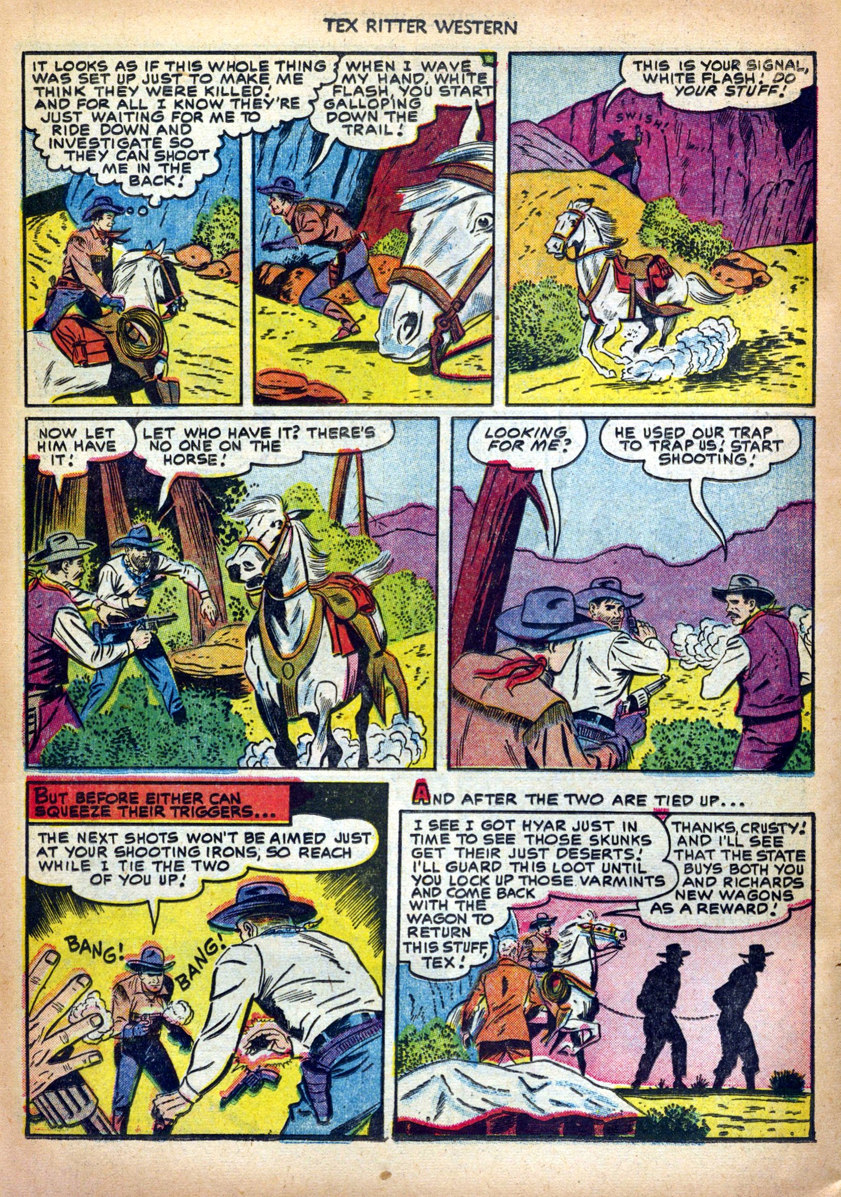 Read online Tex Ritter Western comic -  Issue #13 - 34