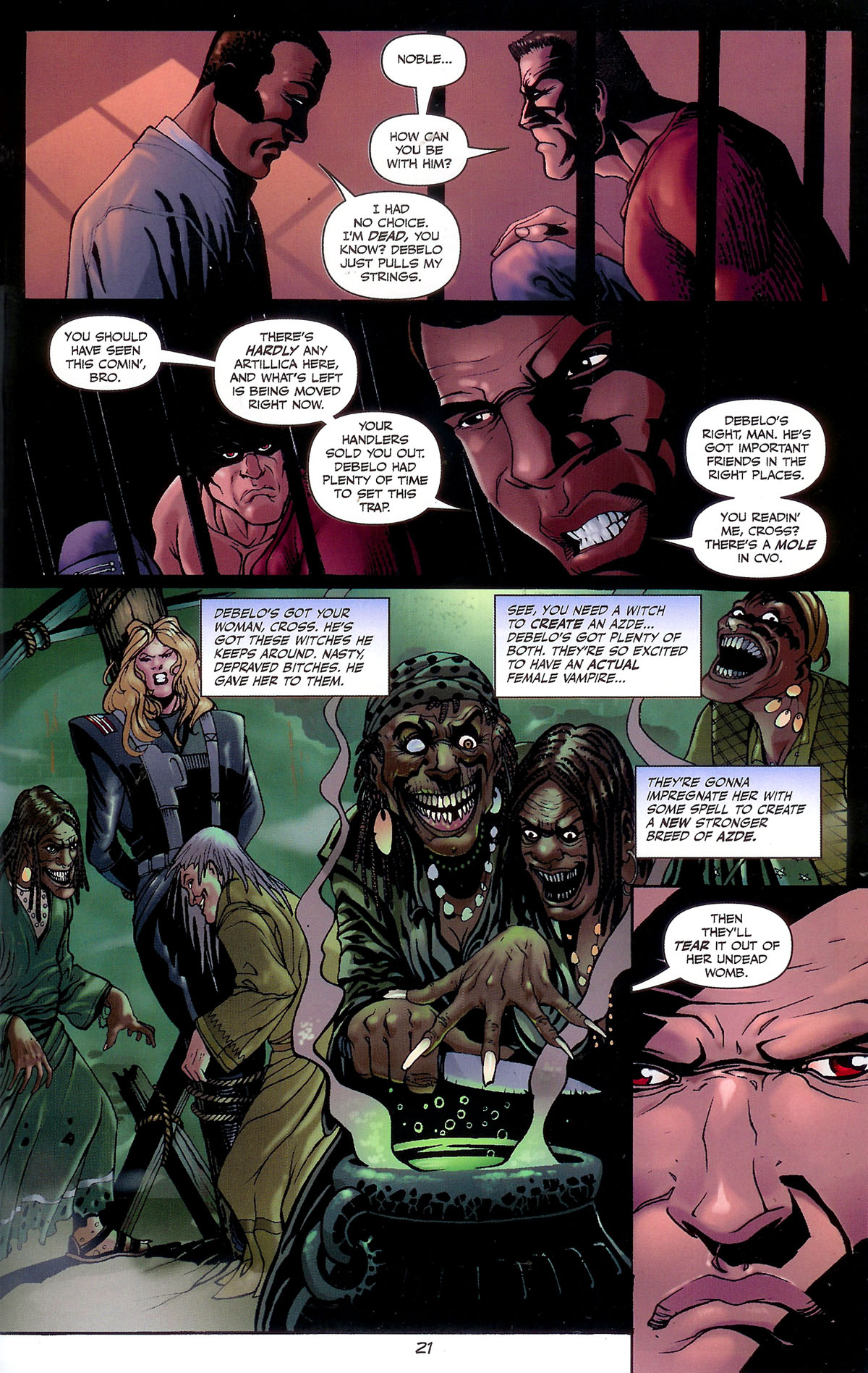 Read online CVO: Covert Vampiric Operations - African Blood comic -  Issue #2 - 22