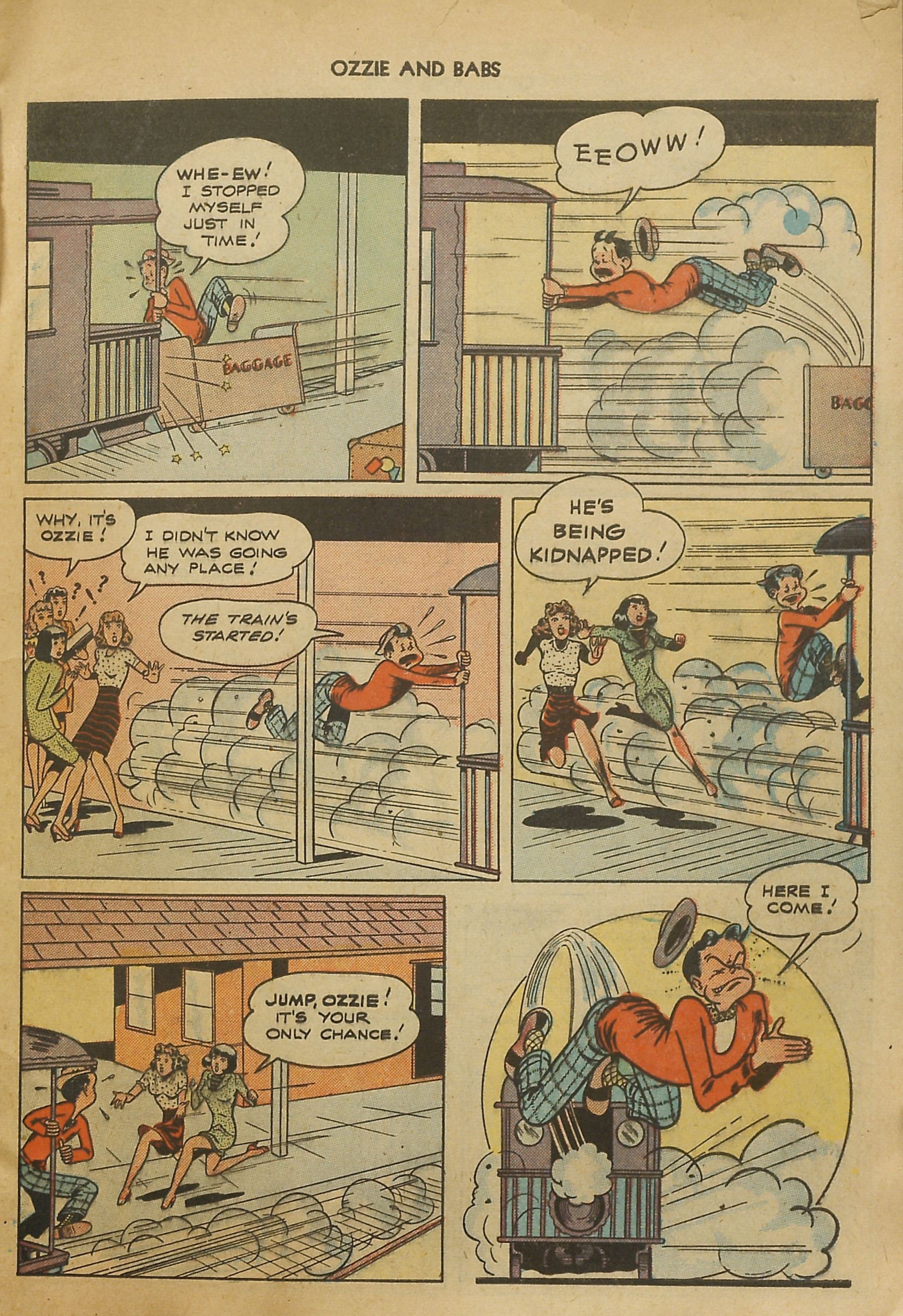 Read online Ozzie And Babs comic -  Issue #1 - 9