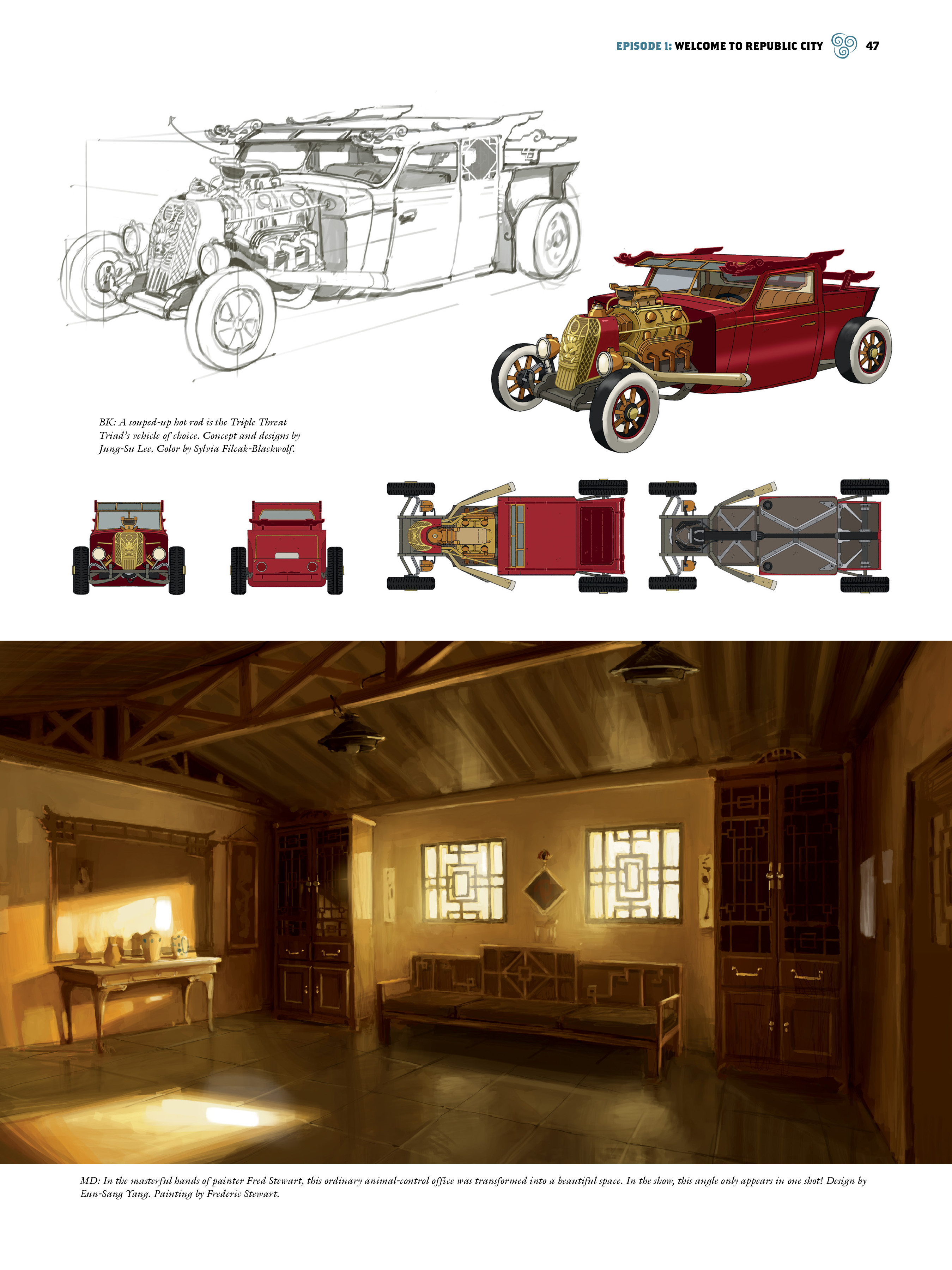 Read online The Legend of Korra: The Art of the Animated Series comic -  Issue # TPB 1 - 44