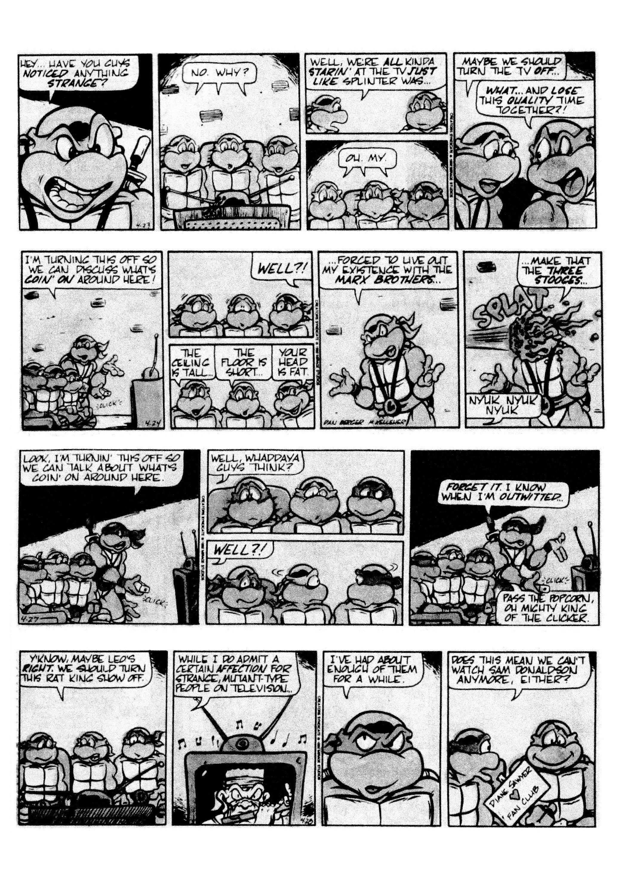 Read online Teenage Mutant Ninja Turtles: Complete Newspaper Daily Comic Strip Collection comic -  Issue # TPB 2 (Part 2) - 6