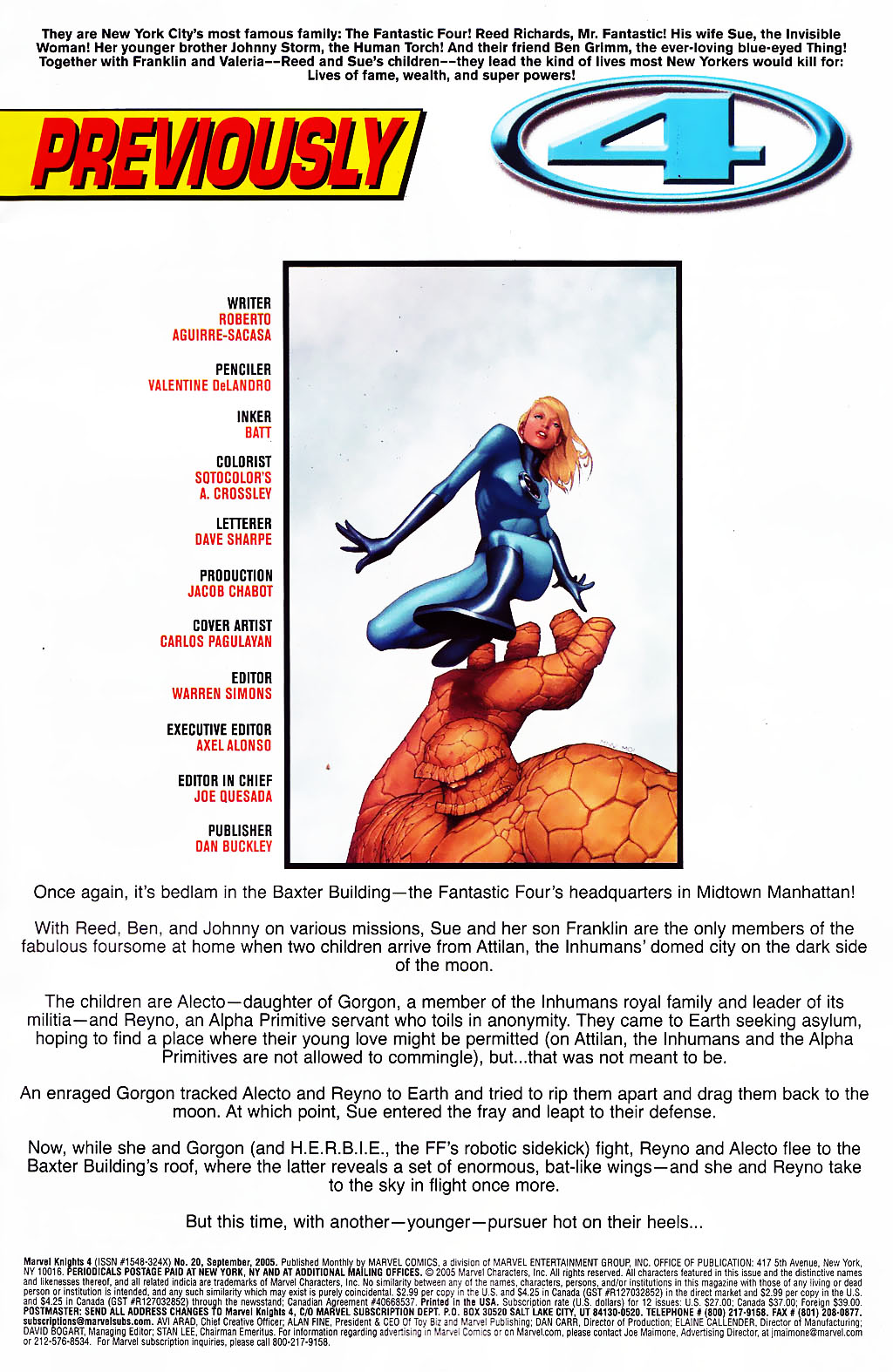 Read online Marvel Knights 4 comic -  Issue #20 - 2