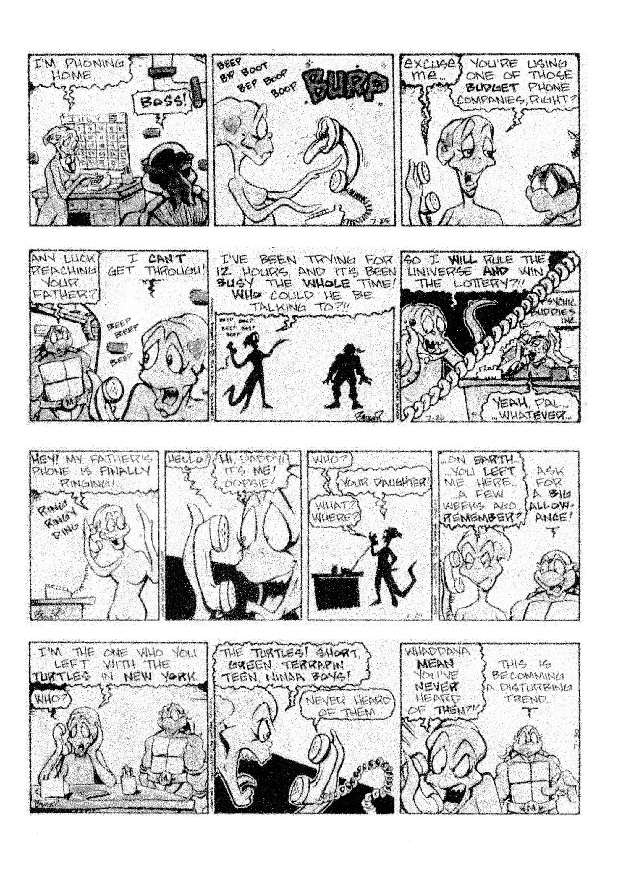 Read online Teenage Mutant Ninja Turtles: Complete Newspaper Daily Comic Strip Collection comic -  Issue # TPB 3 (Part 2) - 73