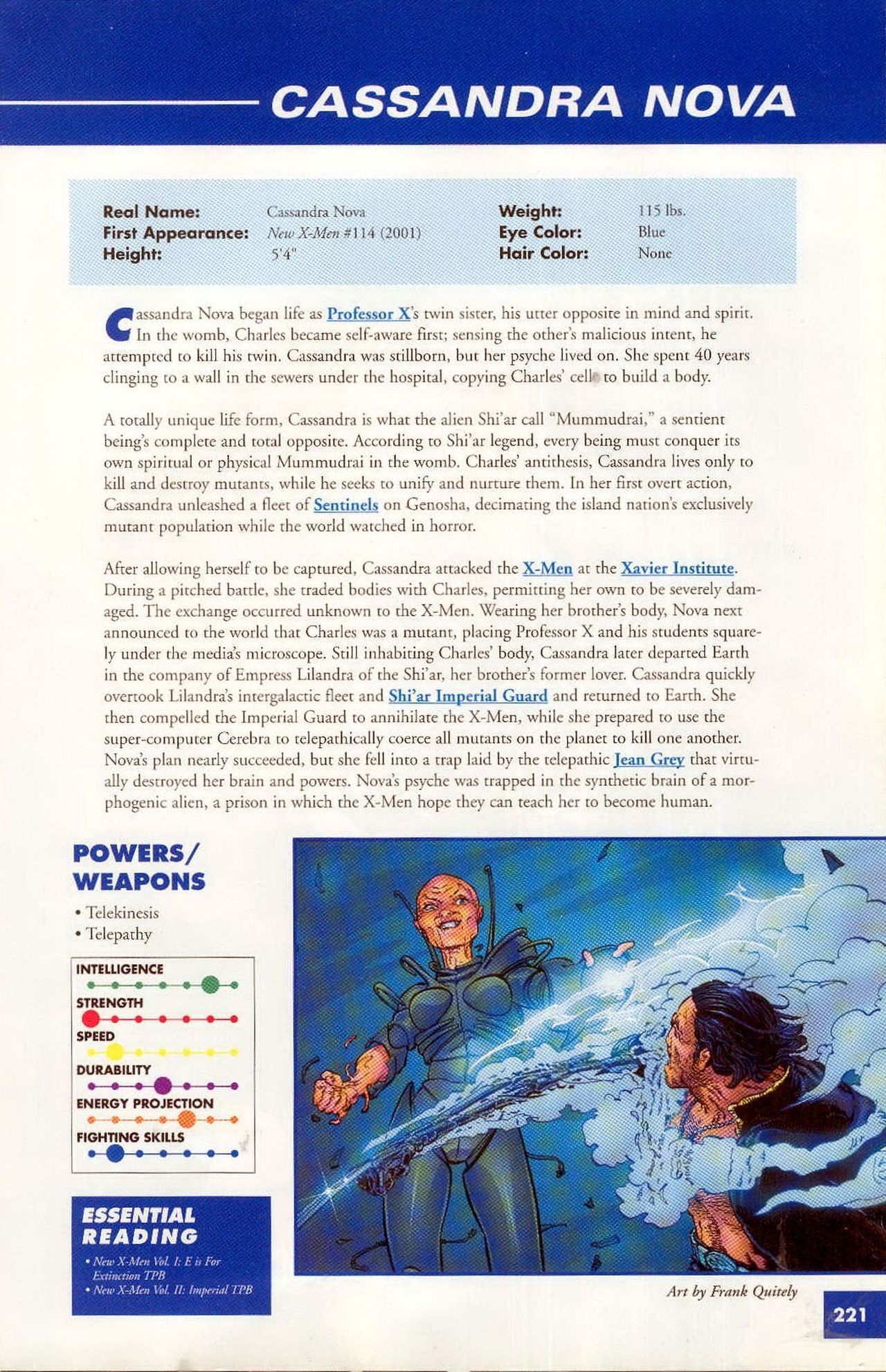 Read online Marvel Encyclopedia comic -  Issue # TPB 1 - 219