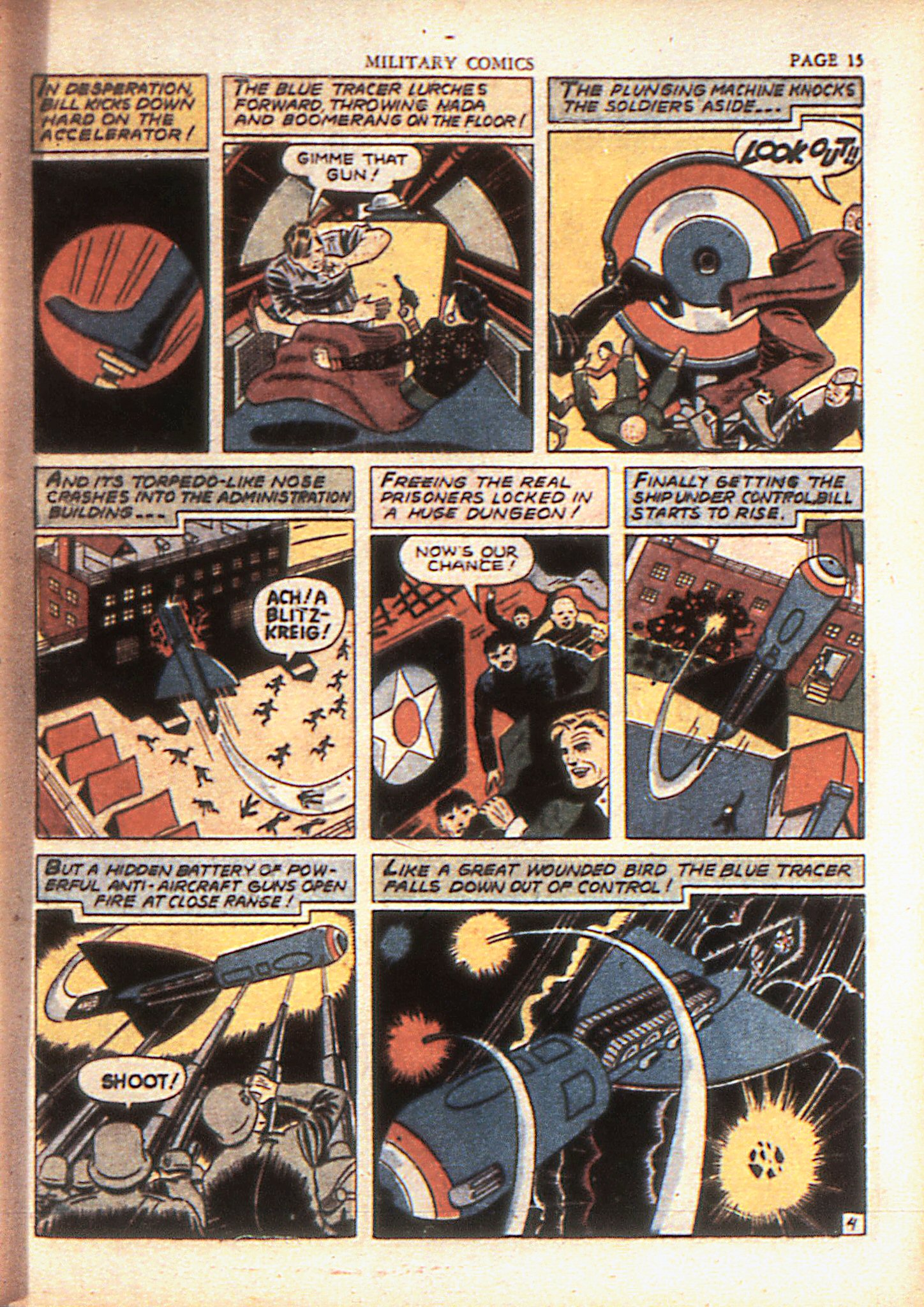 Read online Military Comics comic -  Issue #4 - 17