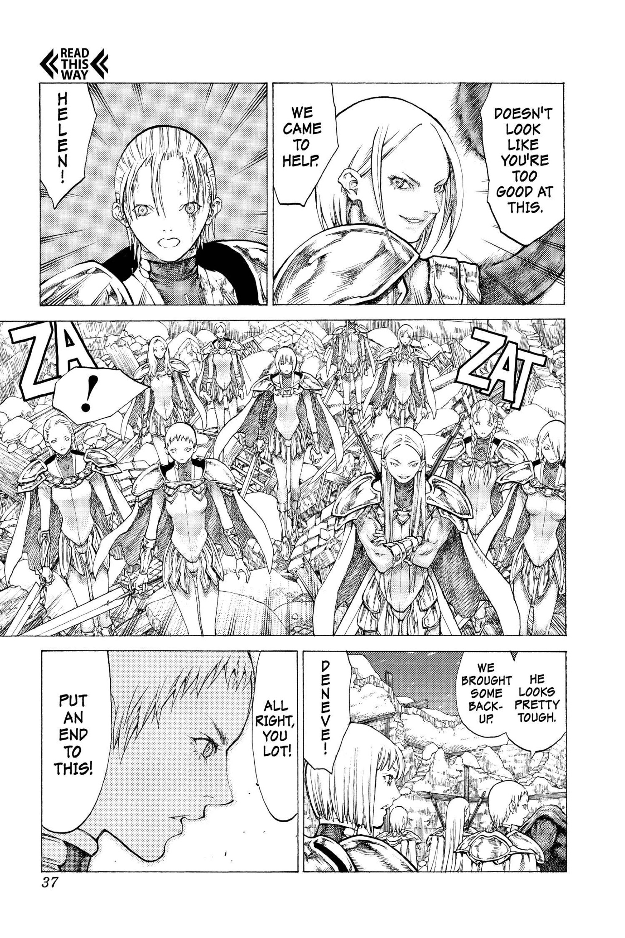 Read online Claymore comic -  Issue #10 - 35