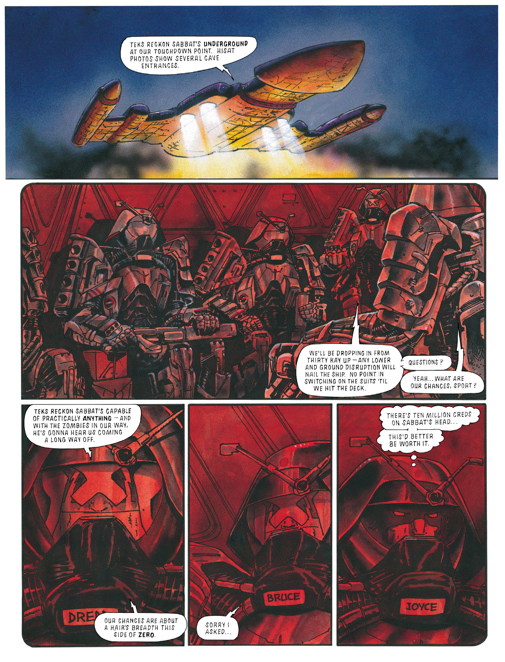 Read online Essential Judge Dredd: Judgement Day comic -  Issue # TPB - 102