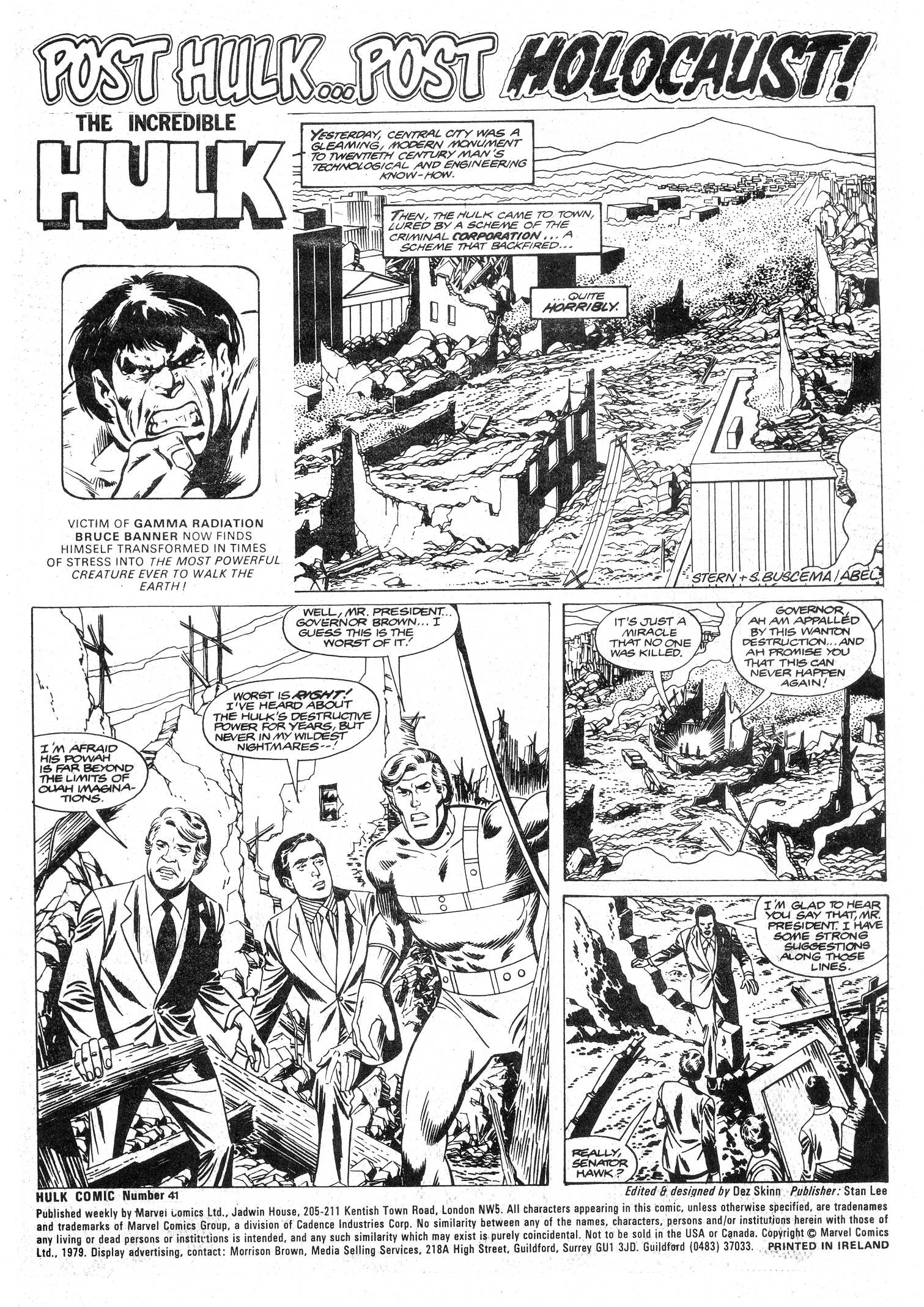 Read online Hulk Comic comic -  Issue #41 - 2