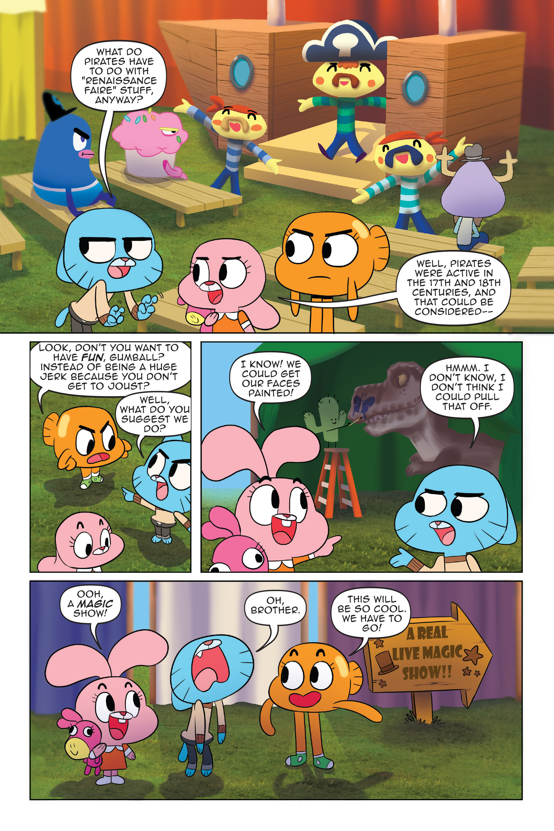 Read online The Amazing World of Gumball: Fairy Tale Trouble comic -  Issue # Full - 14