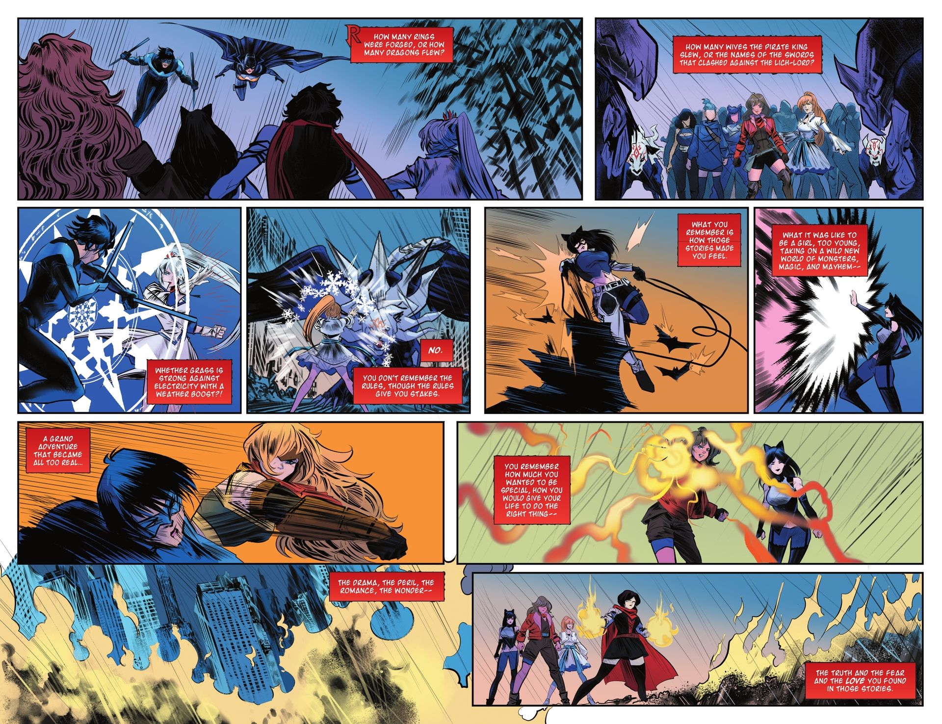Read online DC/RWBY comic -  Issue #6 - 8