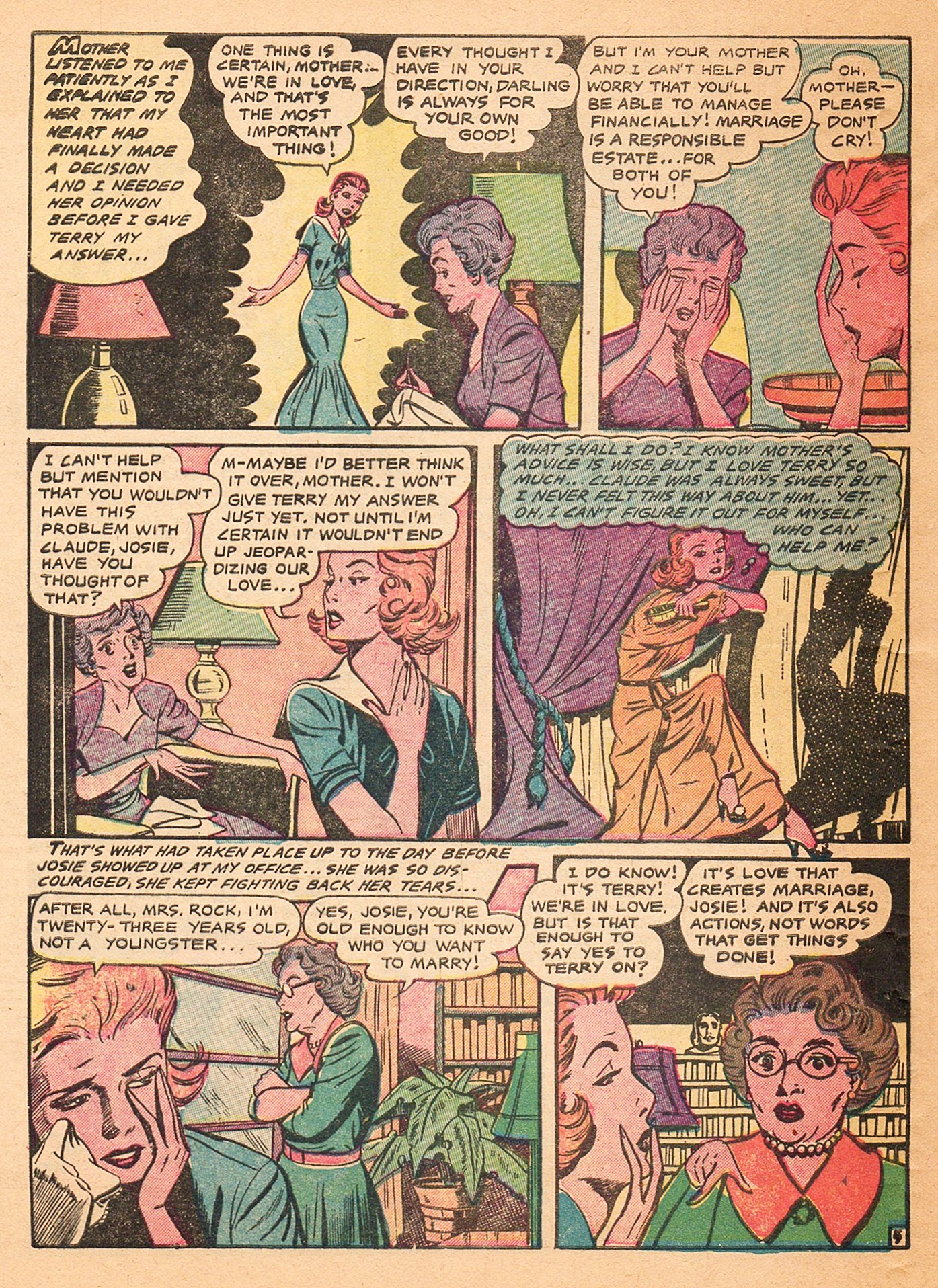Read online My Personal Problem (1955) comic -  Issue #4 - 8
