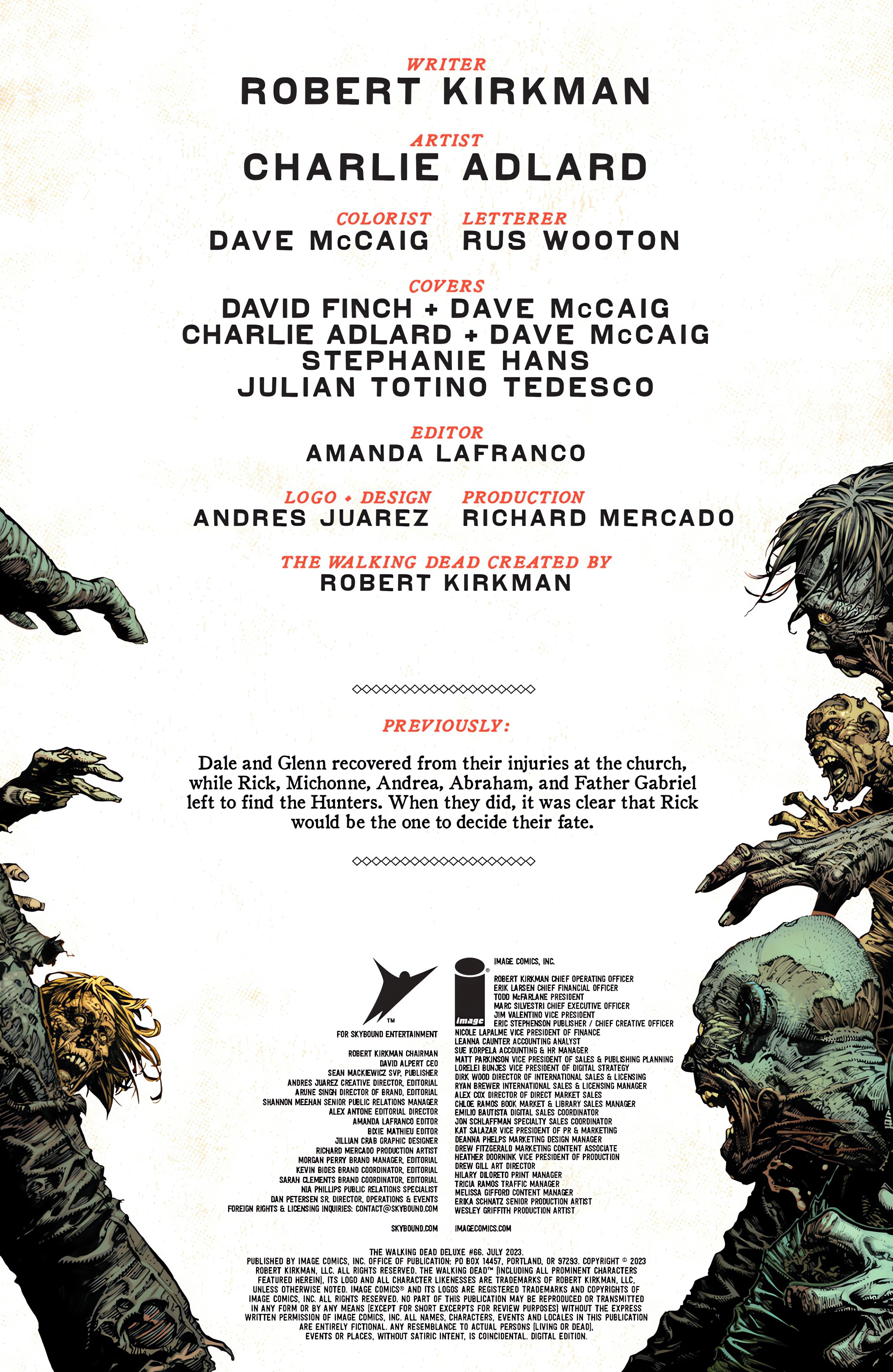 Read online The Walking Dead Deluxe comic -  Issue #66 - 2