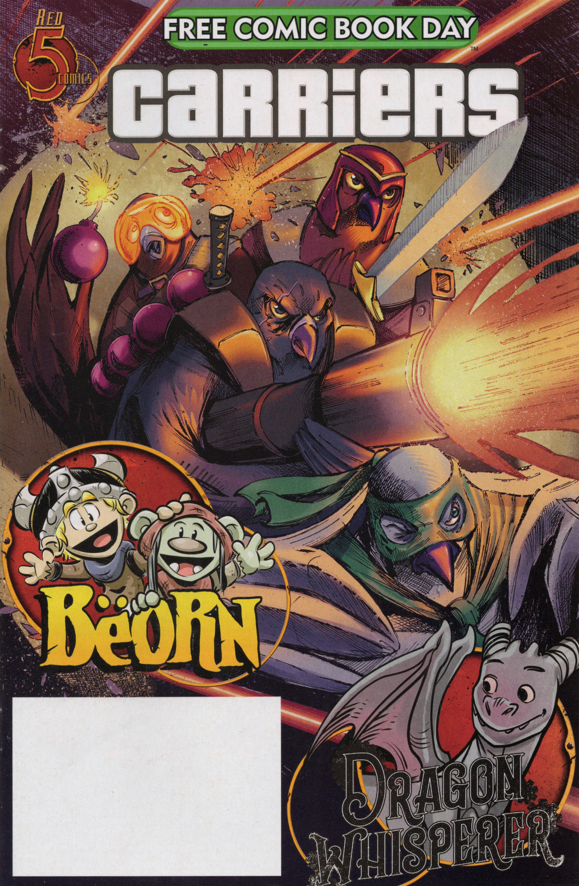 Read online Free Comic Book Day 2022 comic -  Issue # 5 Red Comics Carriers, Beorn and Dragon Whisperer - 1