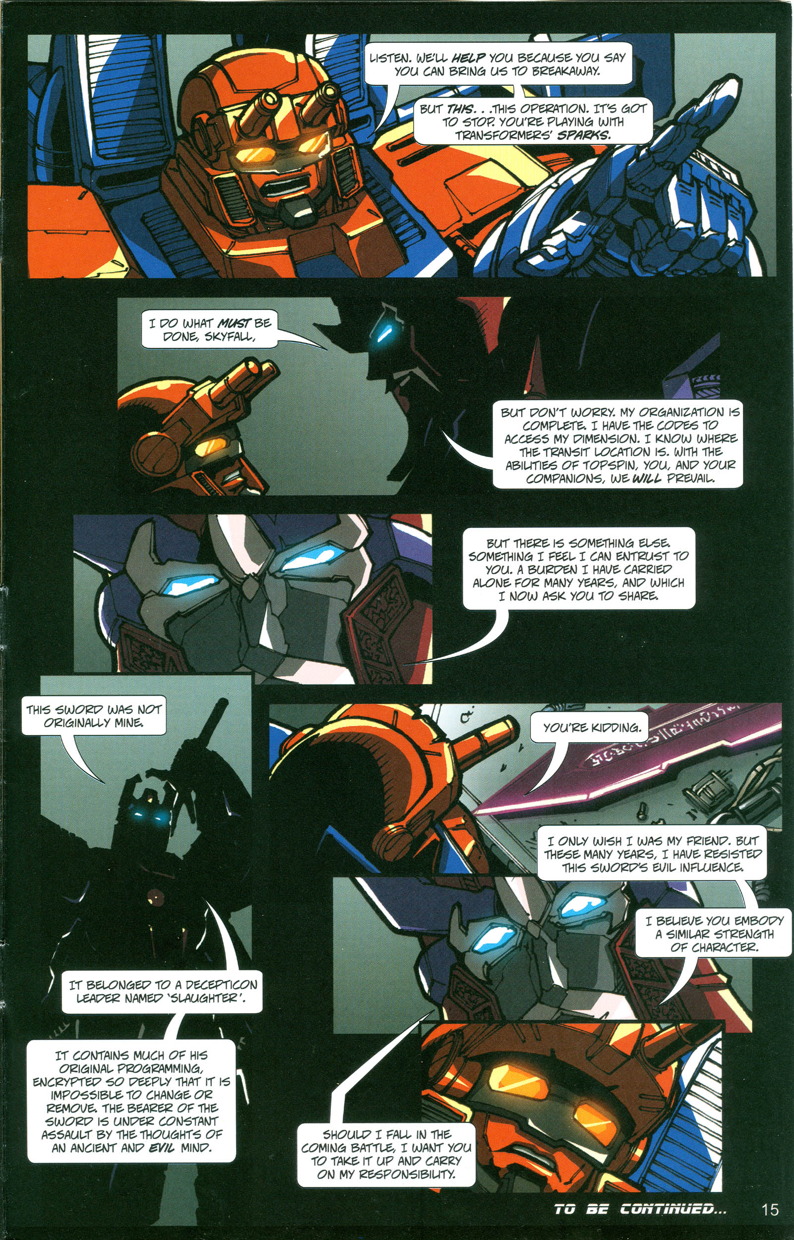 Read online Transformers: Collectors' Club comic -  Issue #21 - 15