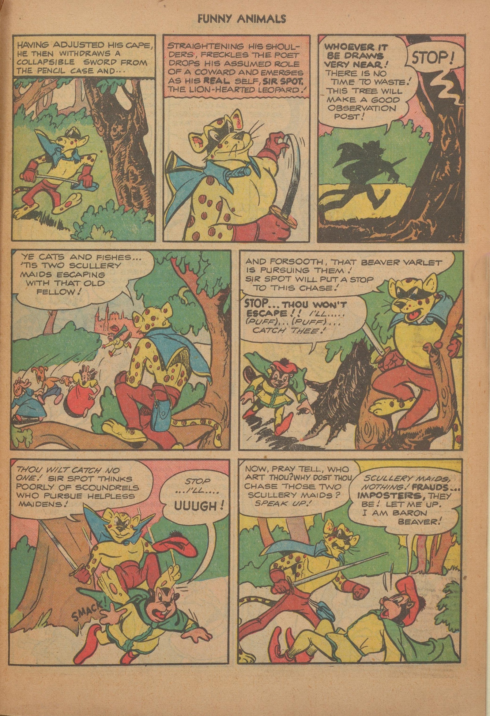 Read online Fawcett's Funny Animals comic -  Issue #63 - 27