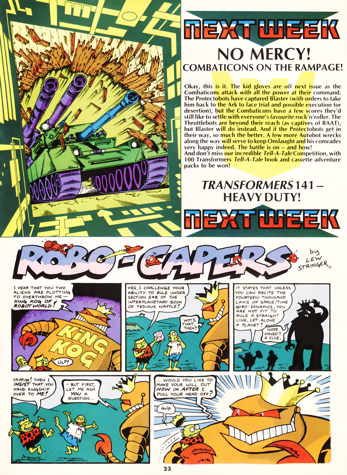 Read online The Transformers (UK) comic -  Issue #140 - 21