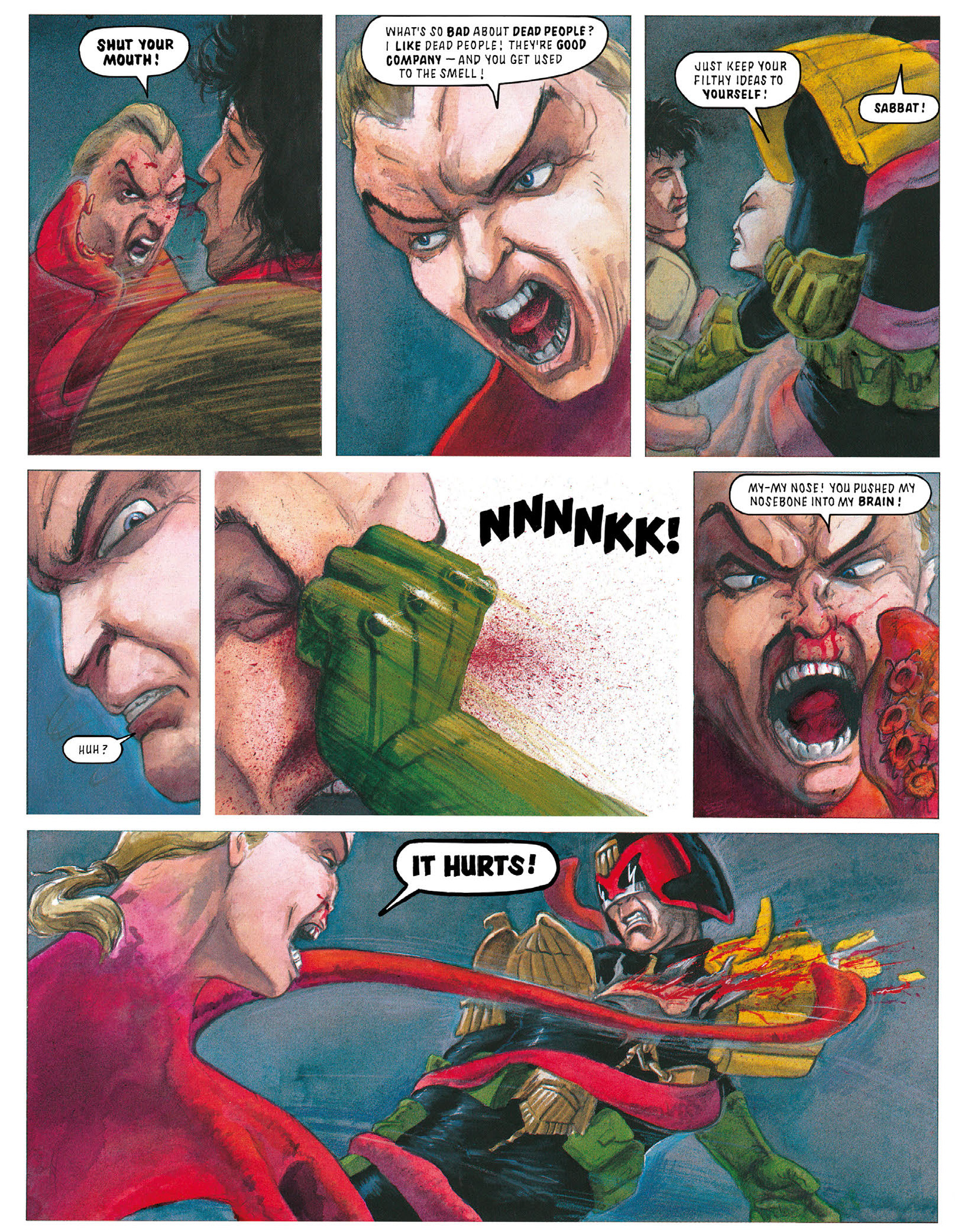 Read online Essential Judge Dredd: Judgement Day comic -  Issue # TPB - 147