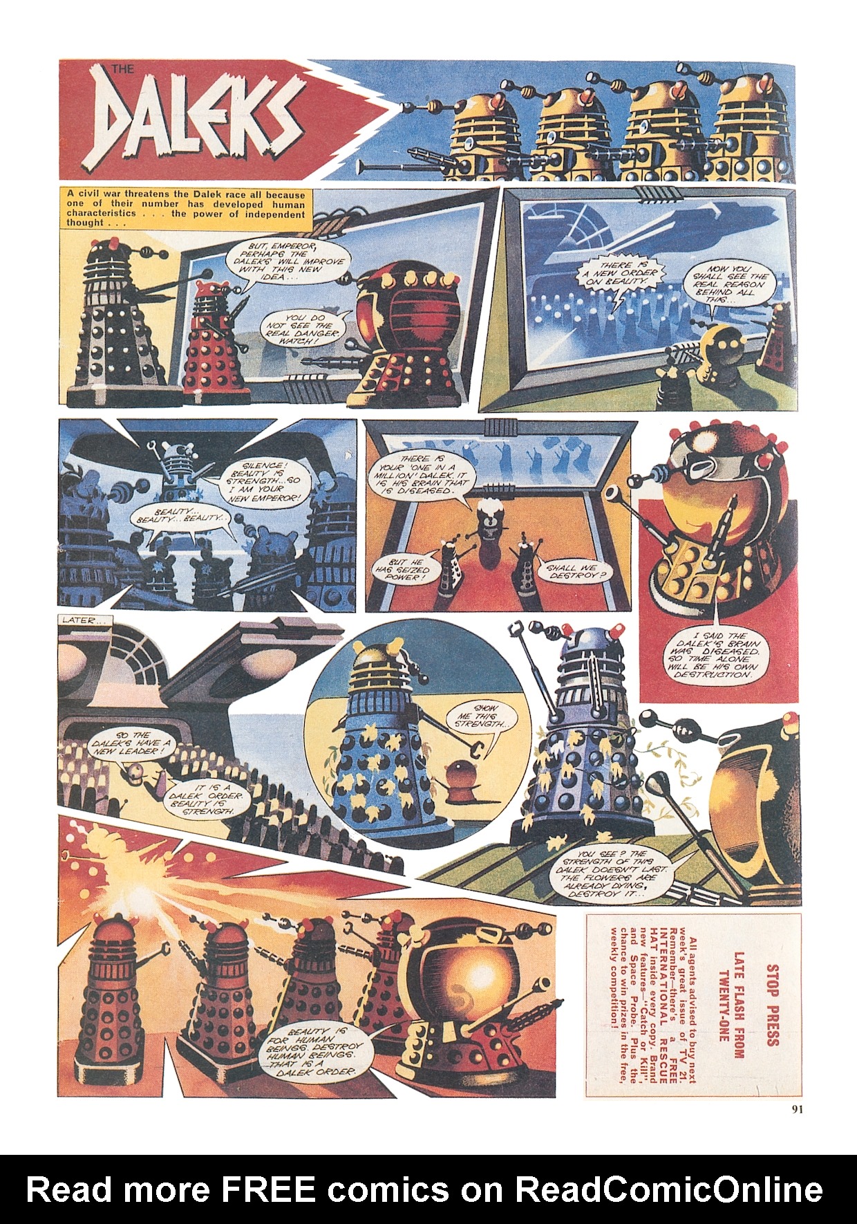 Read online Dalek Chronicles comic -  Issue # TPB - 91