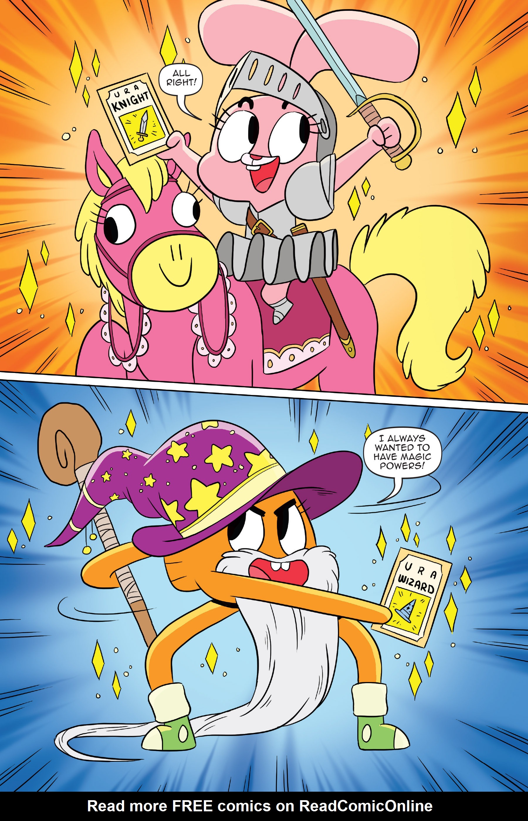 Read online The Amazing World of Gumball: Fairy Tale Trouble comic -  Issue # Full - 44