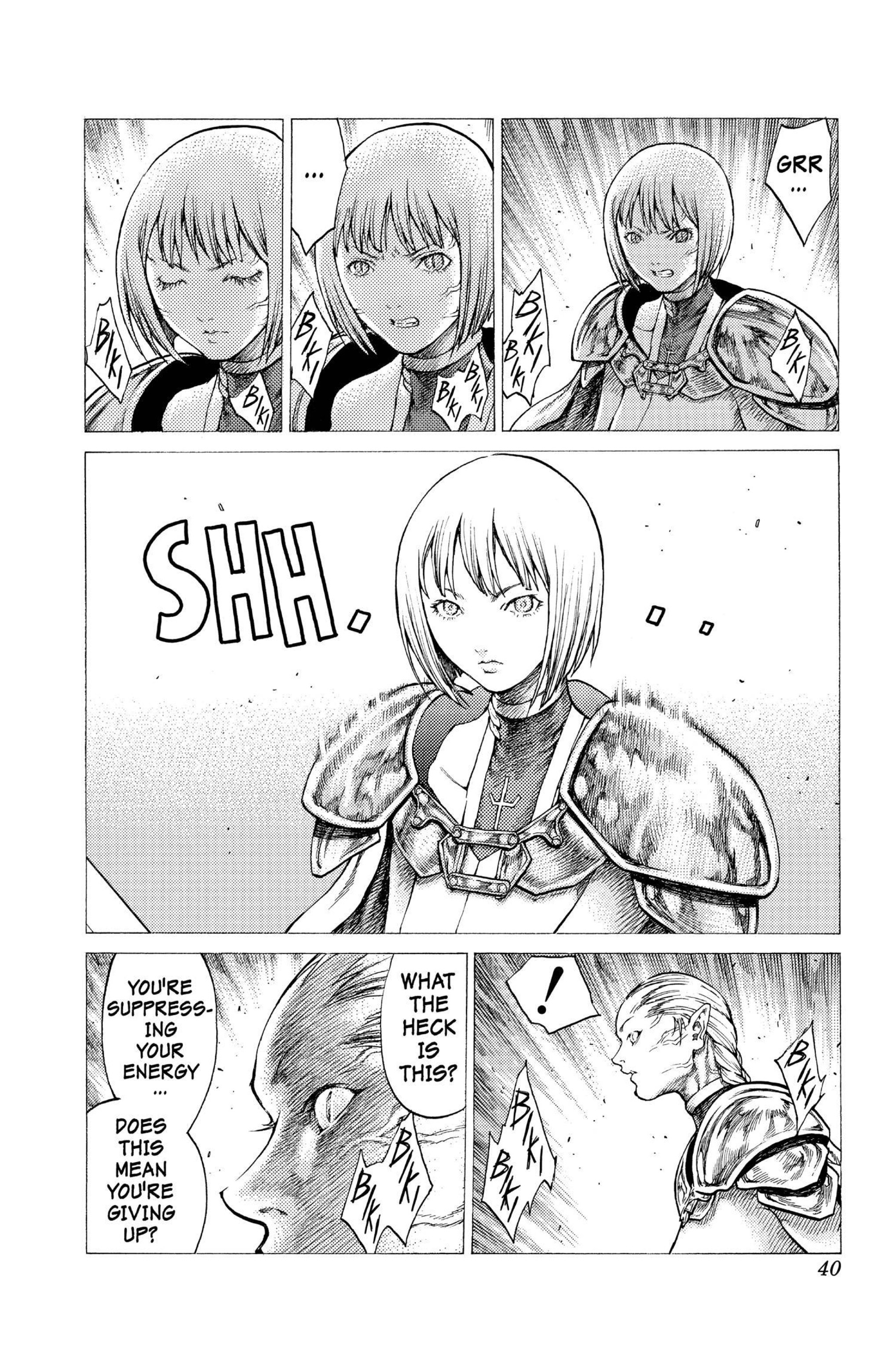 Read online Claymore comic -  Issue #7 - 36