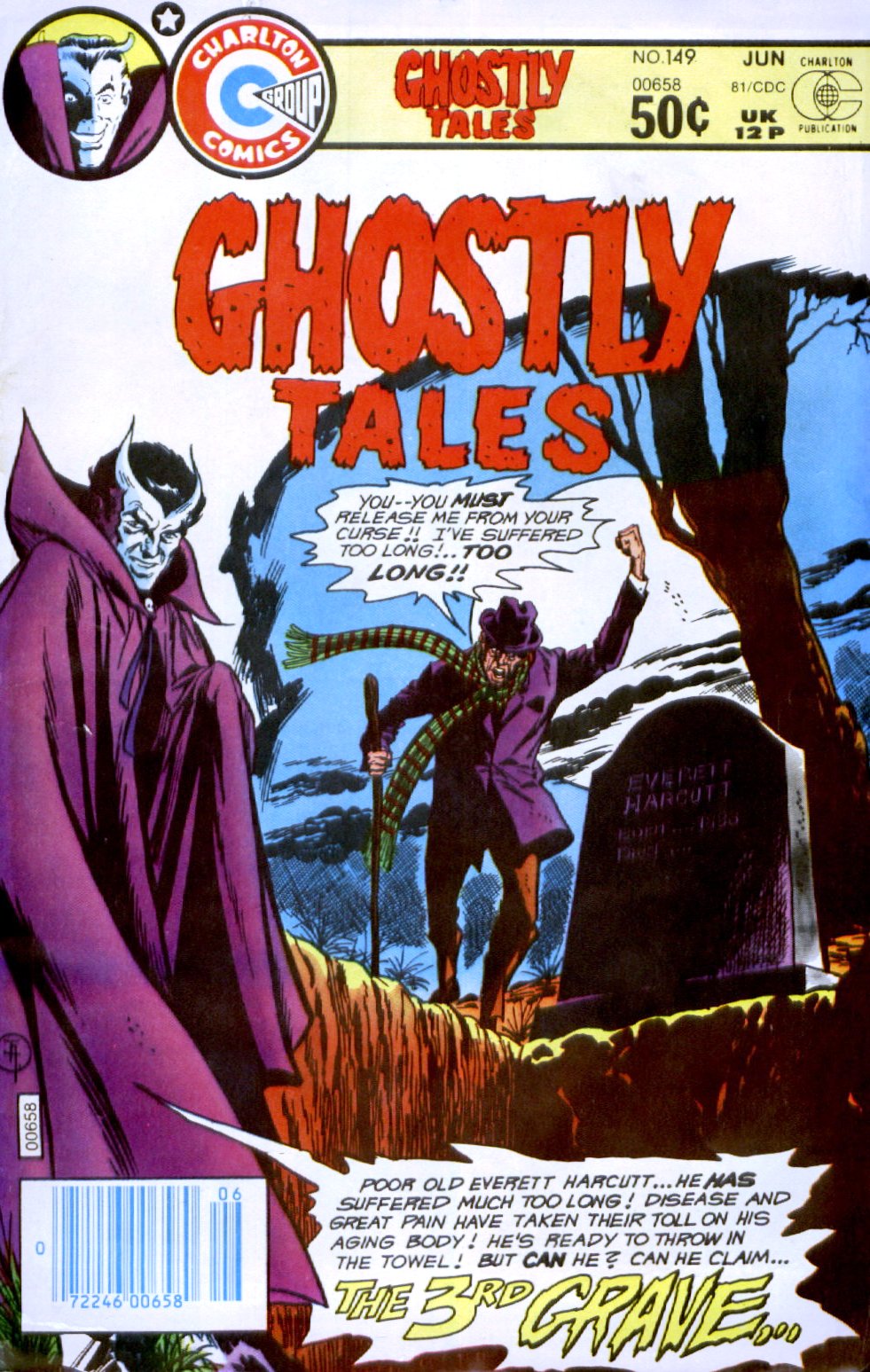 Read online Ghostly Tales comic -  Issue #149 - 1