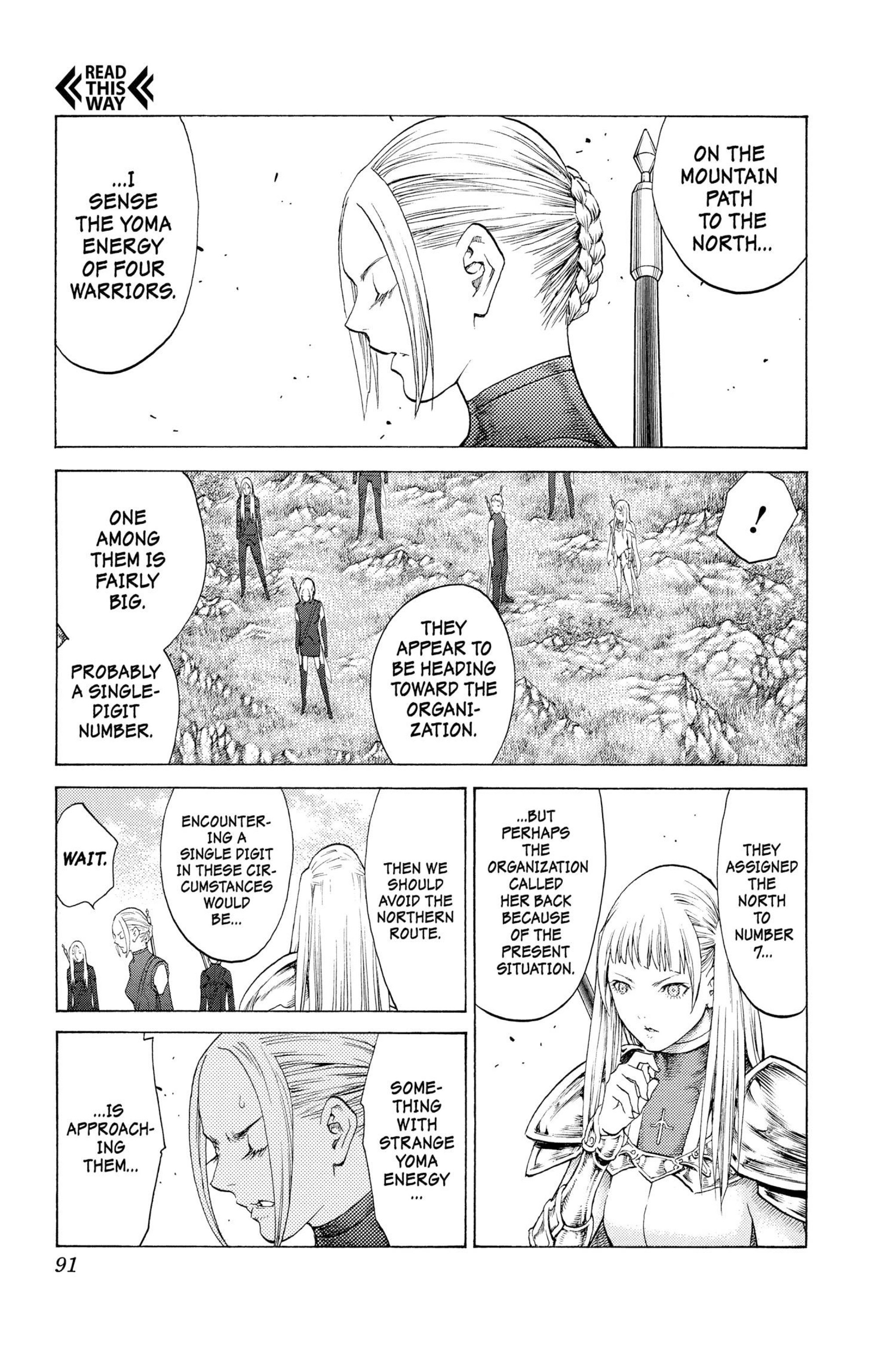 Read online Claymore comic -  Issue #20 - 88