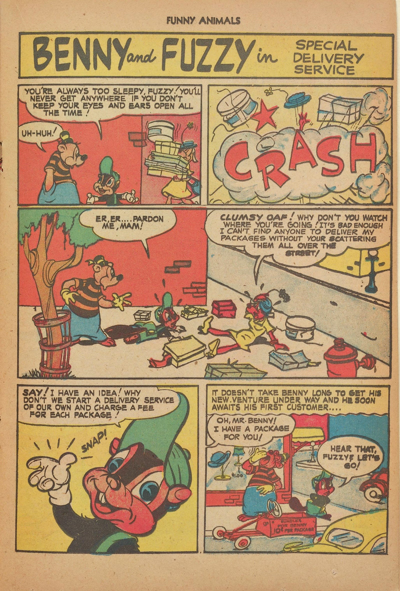 Read online Fawcett's Funny Animals comic -  Issue #62 - 17