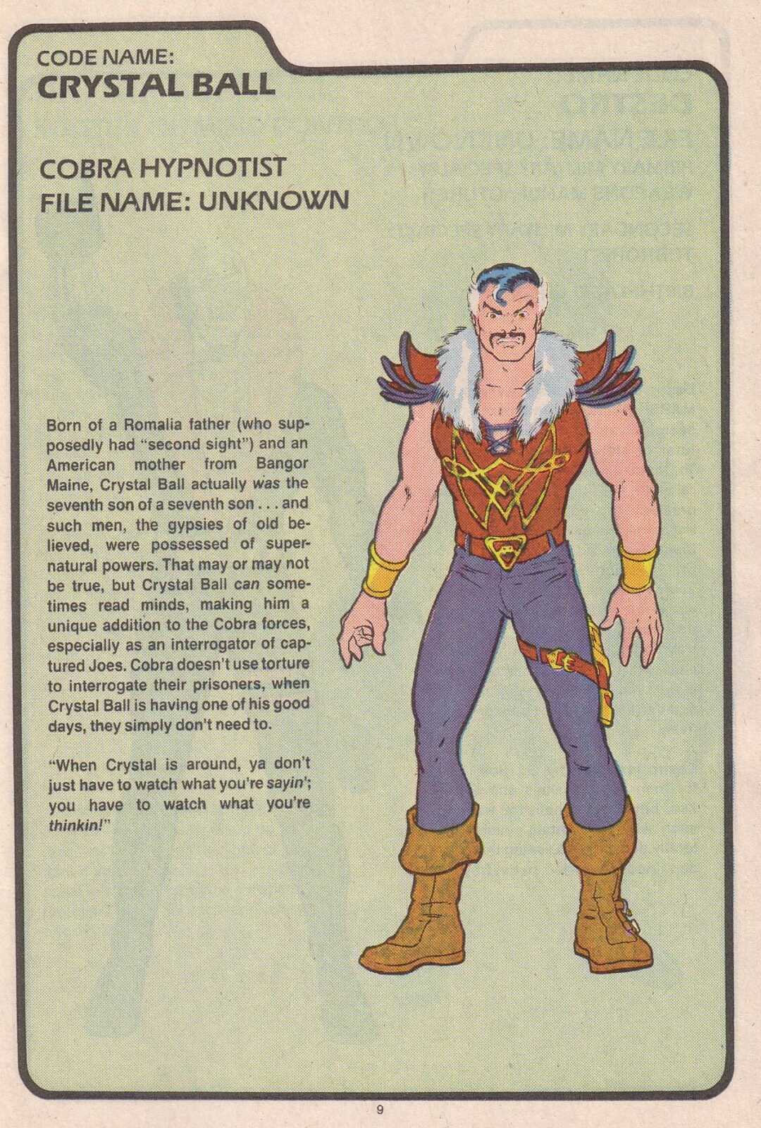 Read online The G.I. Joe Order of Battle comic -  Issue #3 - 12