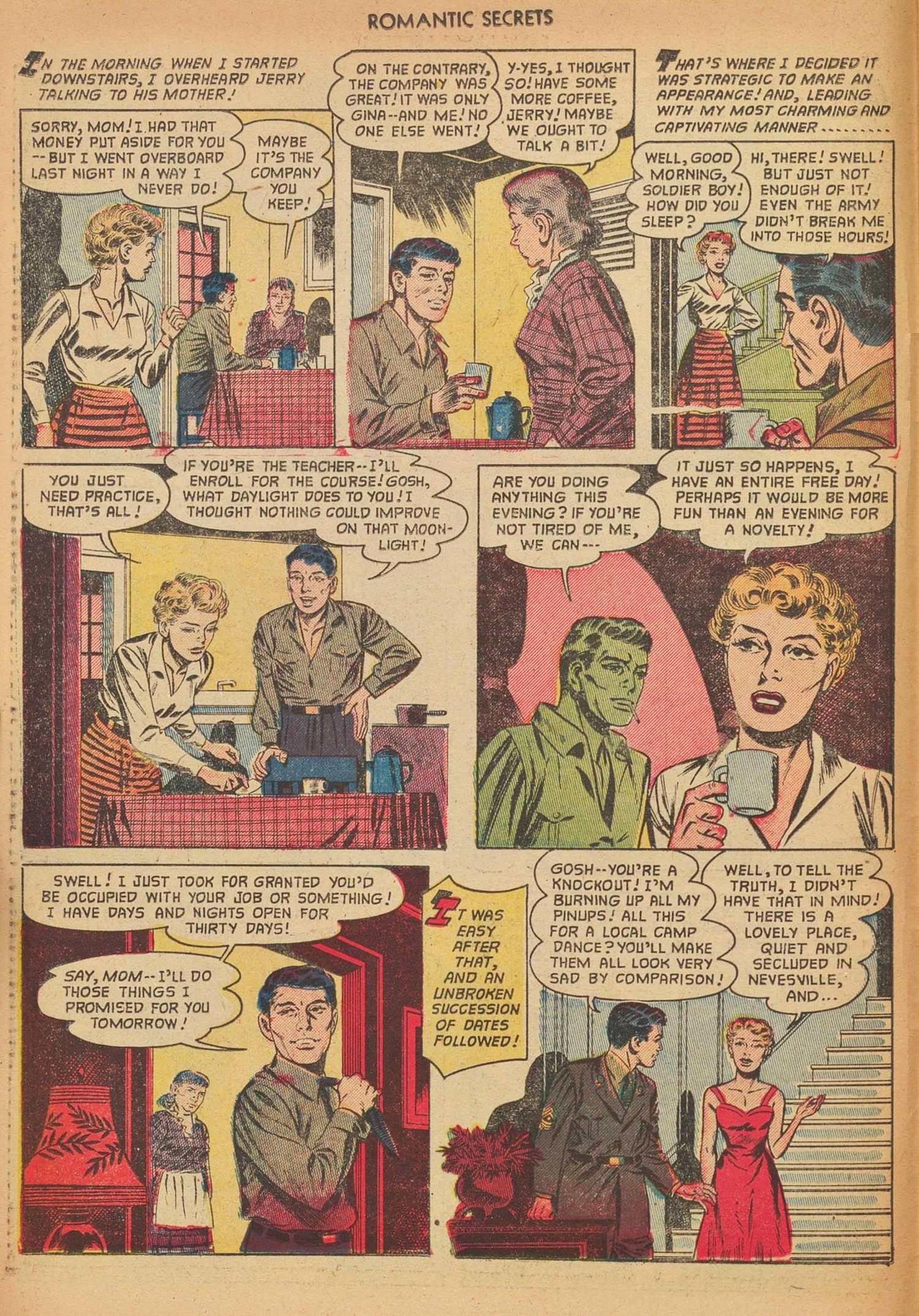 Read online Romantic Secrets comic -  Issue #35 - 8