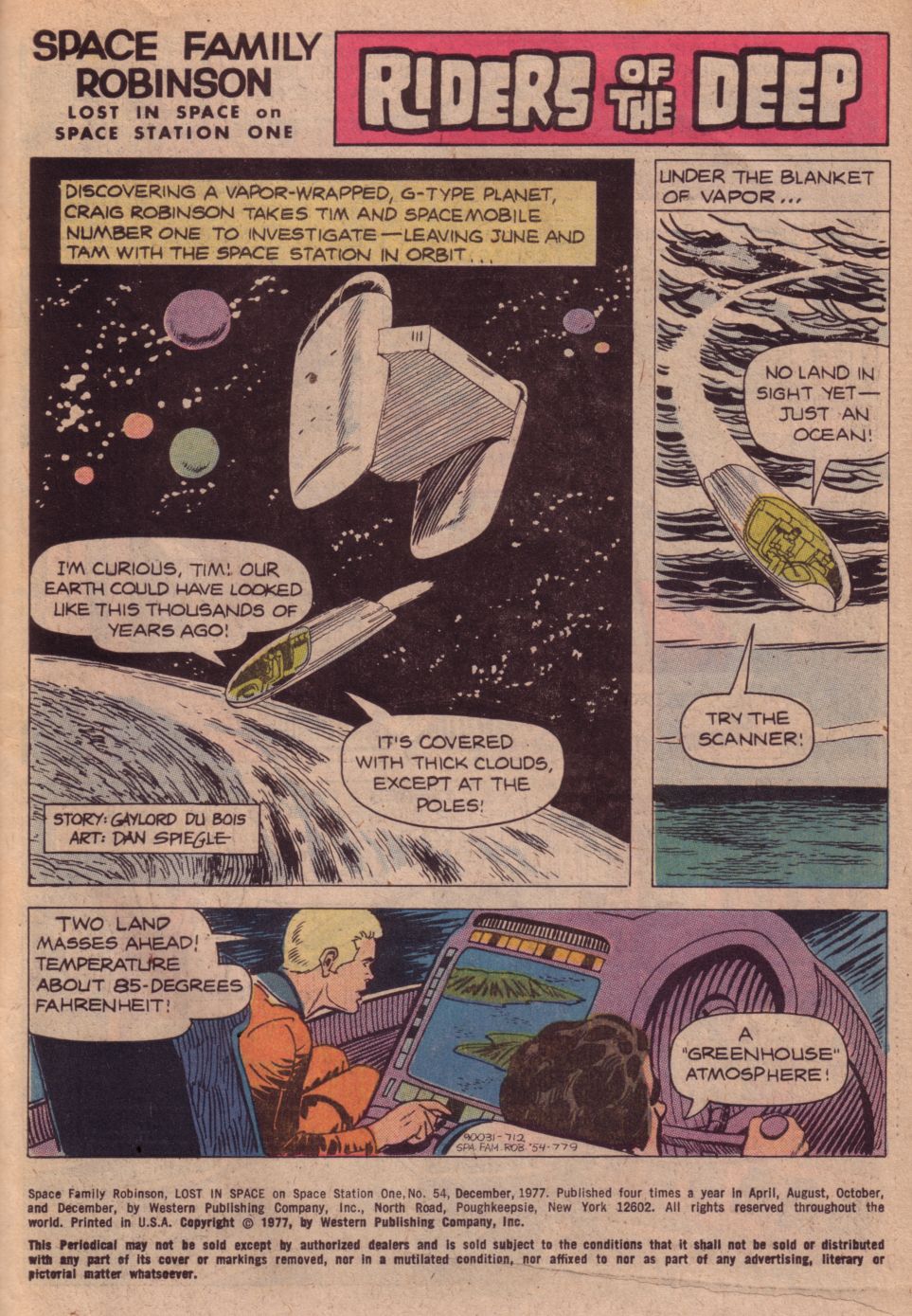 Read online Space Family Robinson comic -  Issue #54 - 3